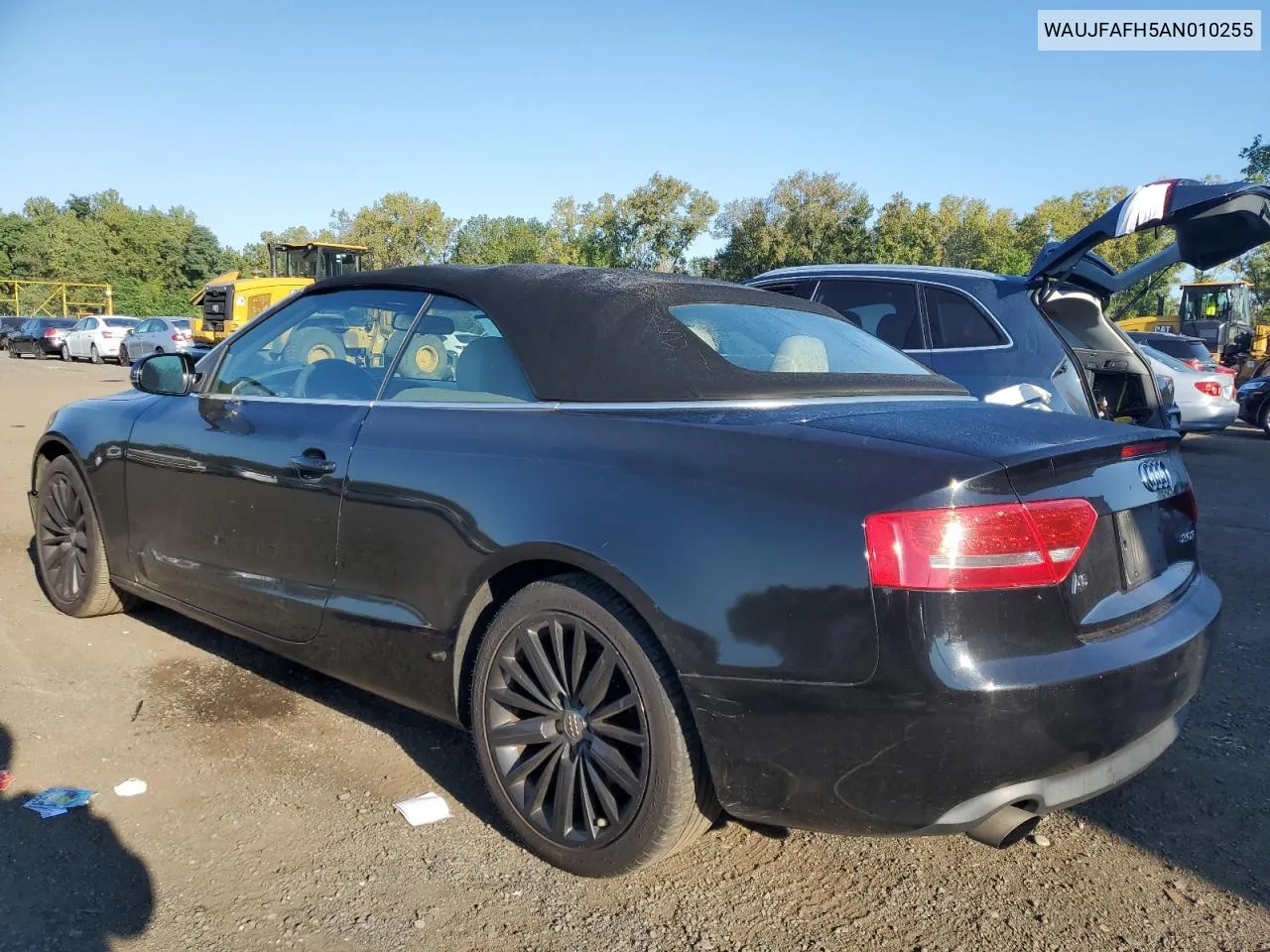 WAUJFAFH5AN010255 2010 Audi A5 Premium Plus