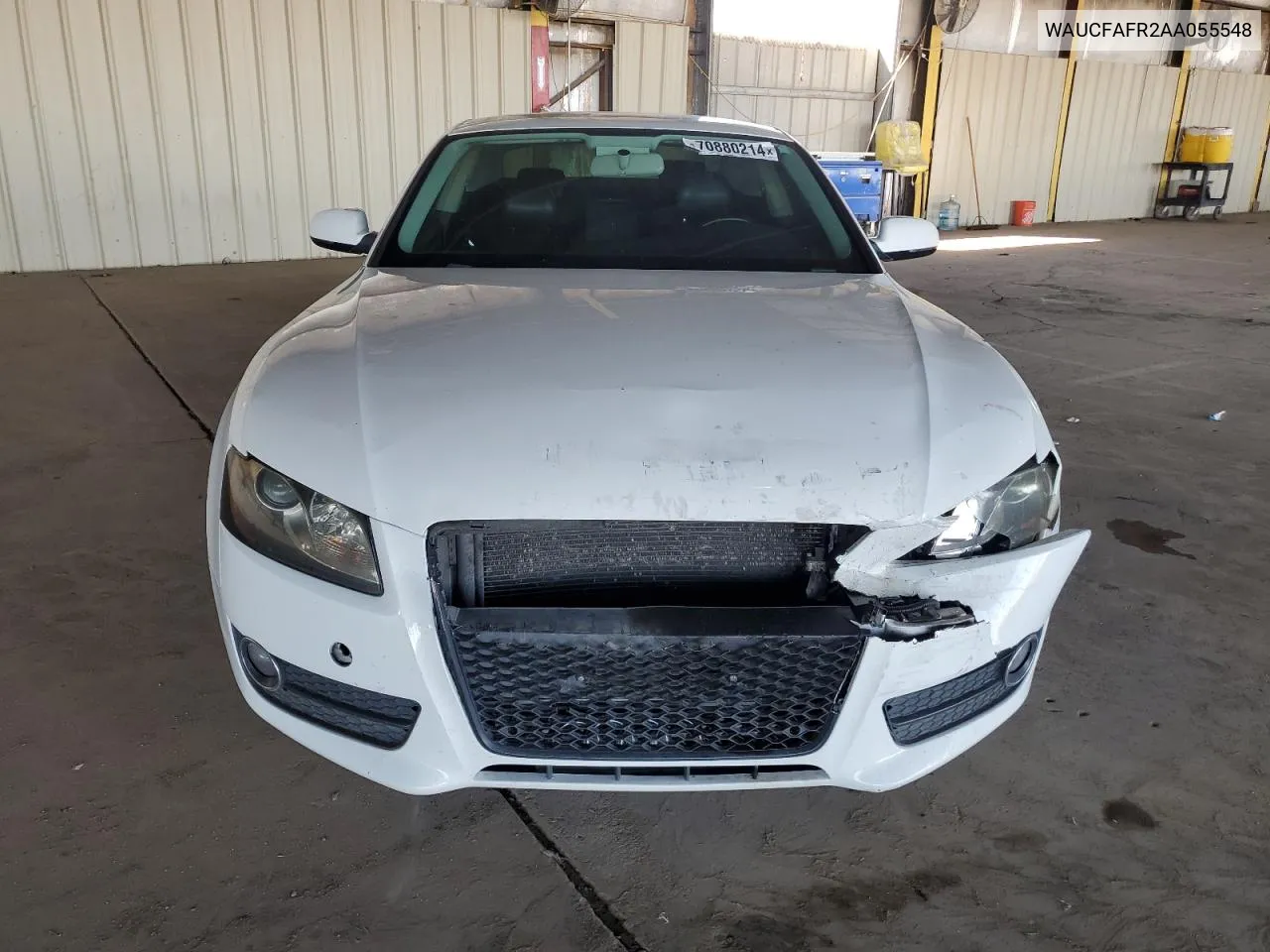 2010 Audi A5 Premium VIN: WAUCFAFR2AA055548 Lot: 70880214