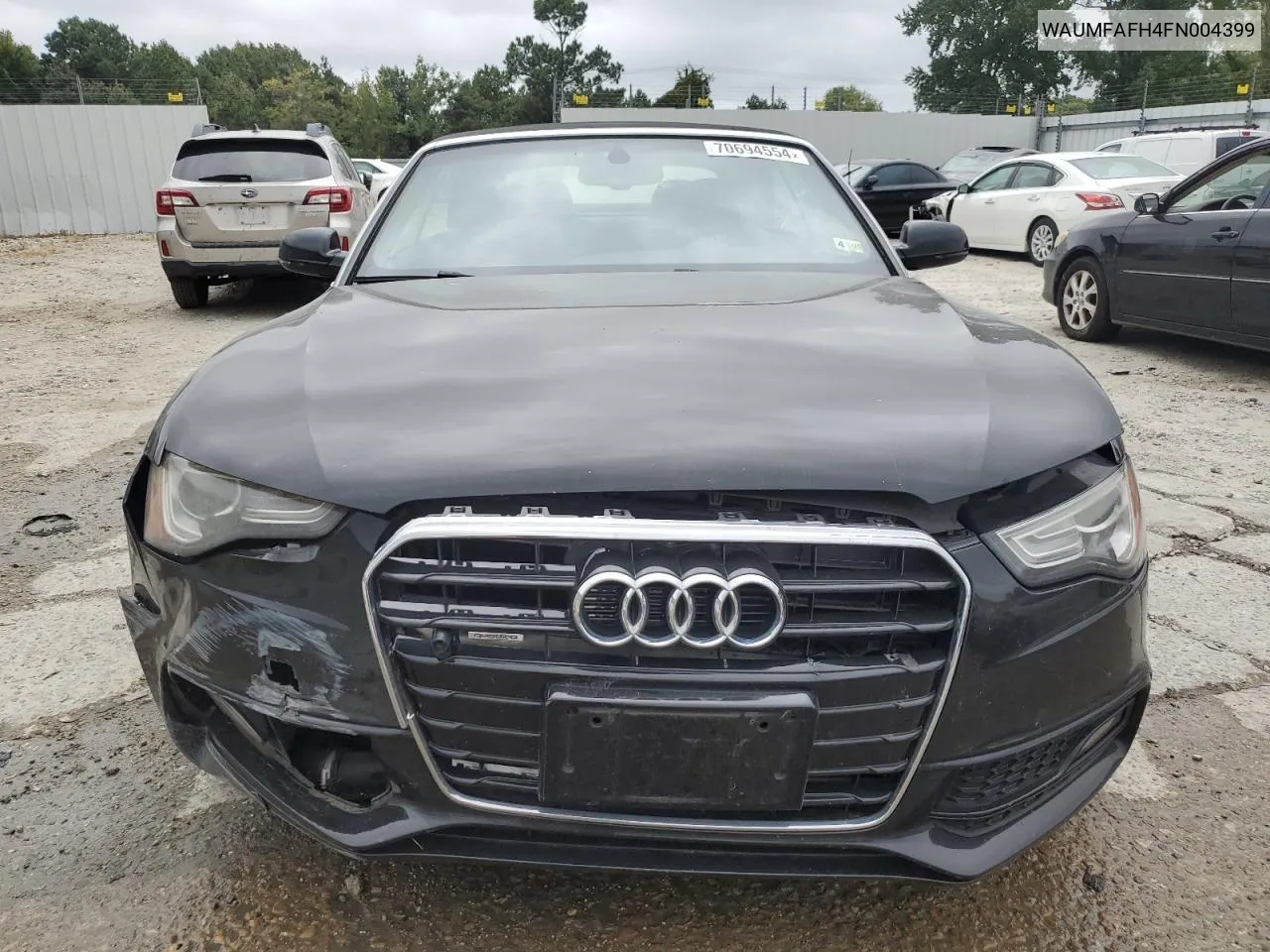 2015 Audi A5 Premium Plus VIN: WAUMFAFH4FN004399 Lot: 70694554