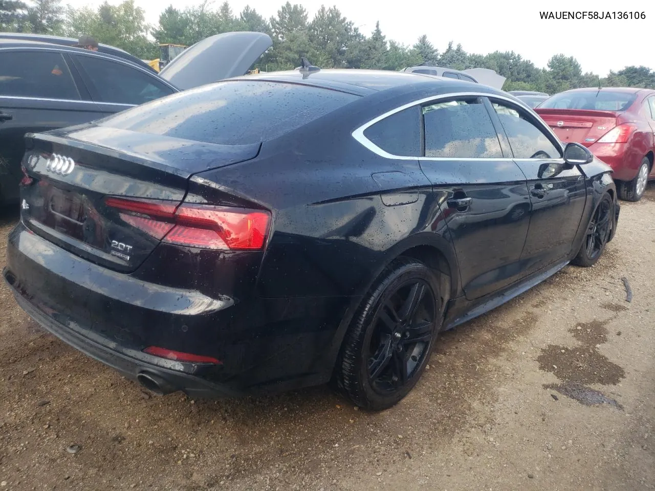 WAUENCF58JA136106 2018 Audi A5 Premium Plus S-Line