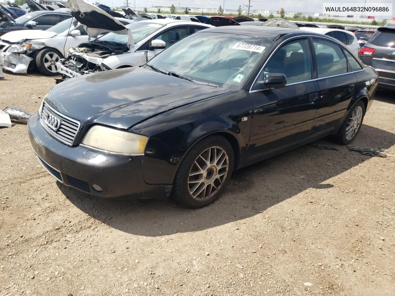 WAULD64B32N096886 2002 Audi A6 2.7T Quattro