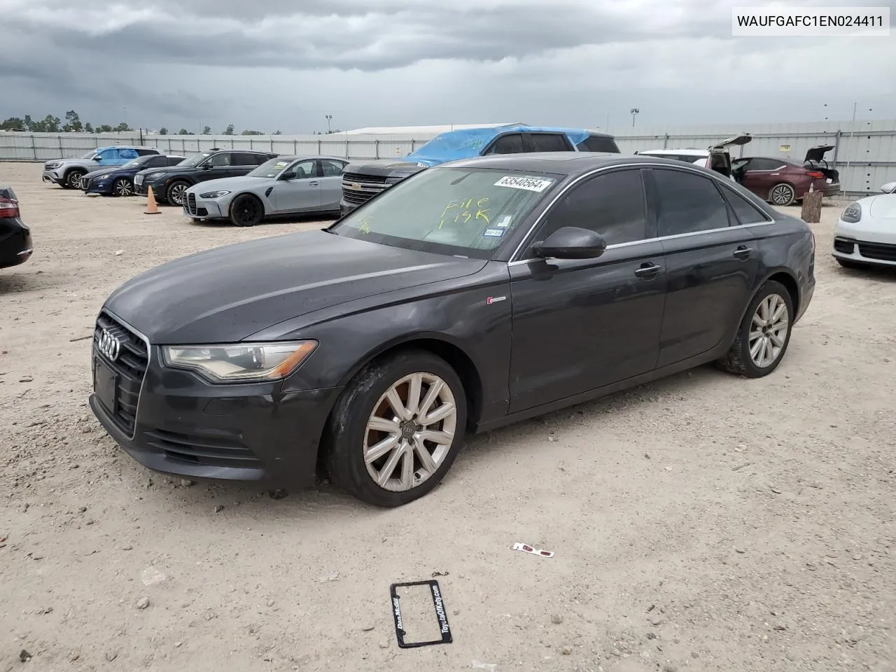 WAUFGAFC1EN024411 2014 Audi A6 Premium Plus