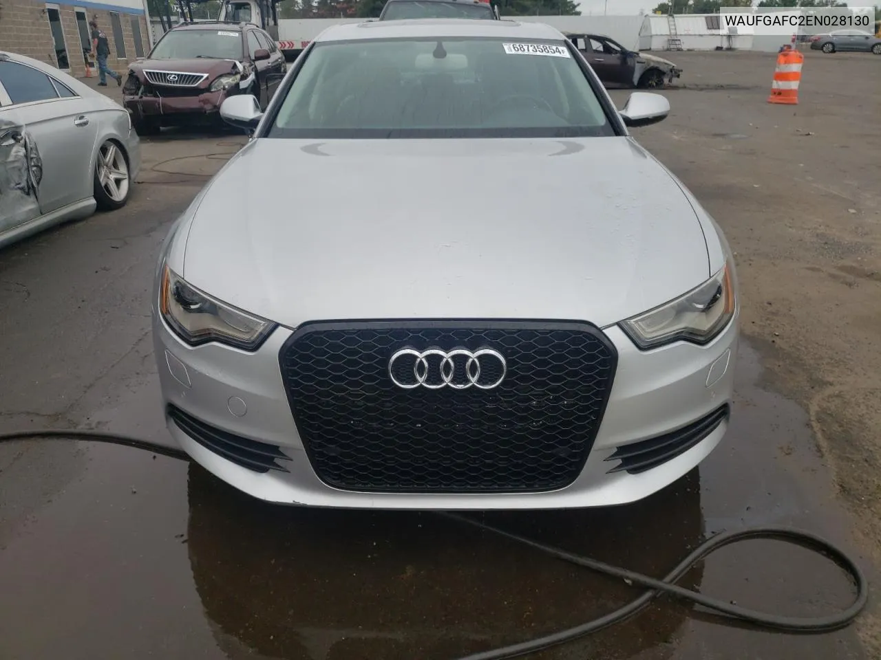 2014 Audi A6 Premium Plus VIN: WAUFGAFC2EN028130 Lot: 68735854