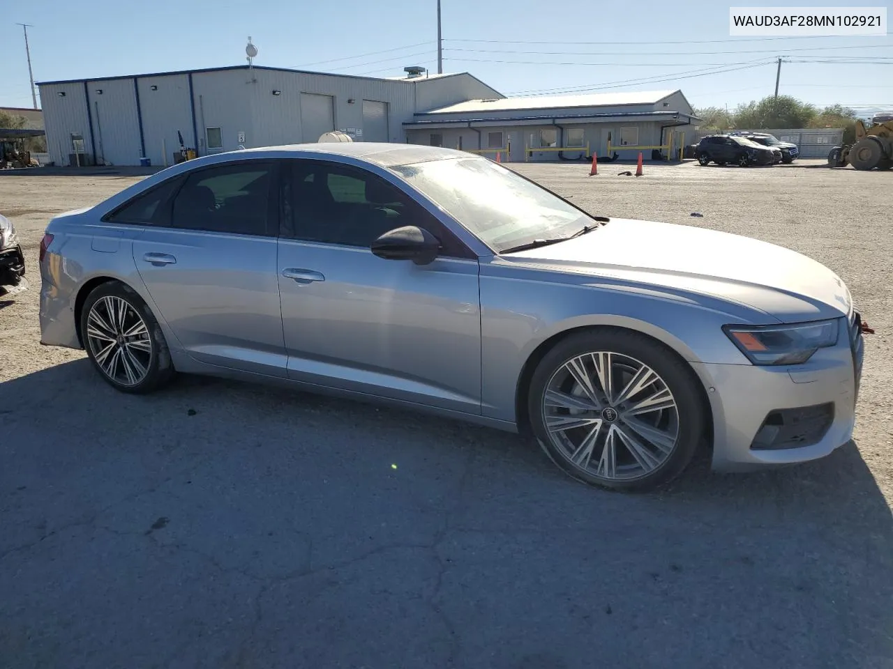 2021 Audi A6 Premium VIN: WAUD3AF28MN102921 Lot: 68371614