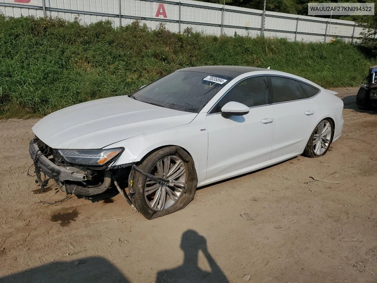 WAUU2AF27KN094522 2019 Audi A7 Premium Plus S-Line