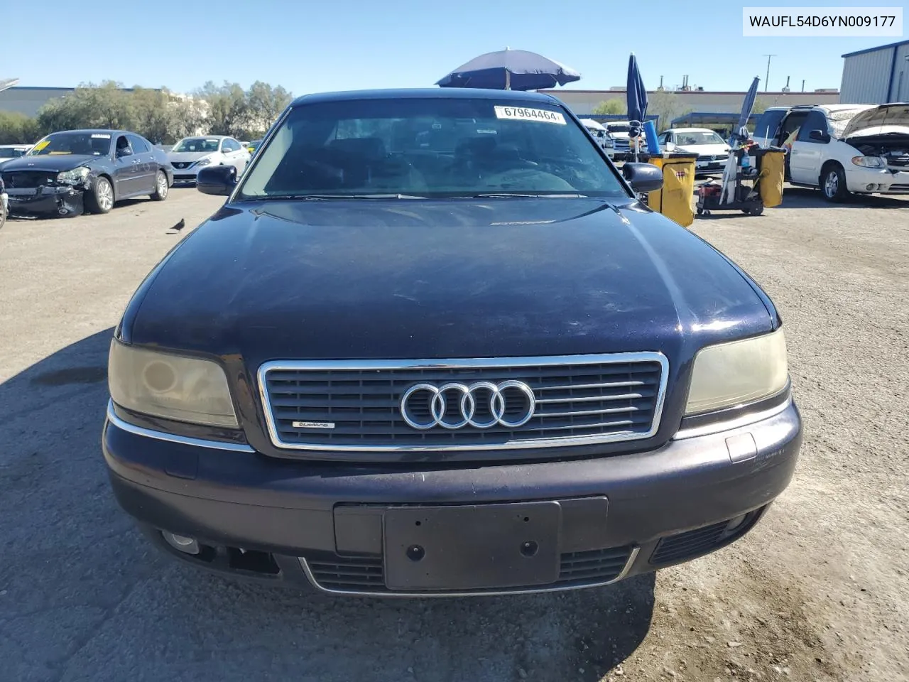 2000 Audi A8 Quattro VIN: WAUFL54D6YN009177 Lot: 67964464