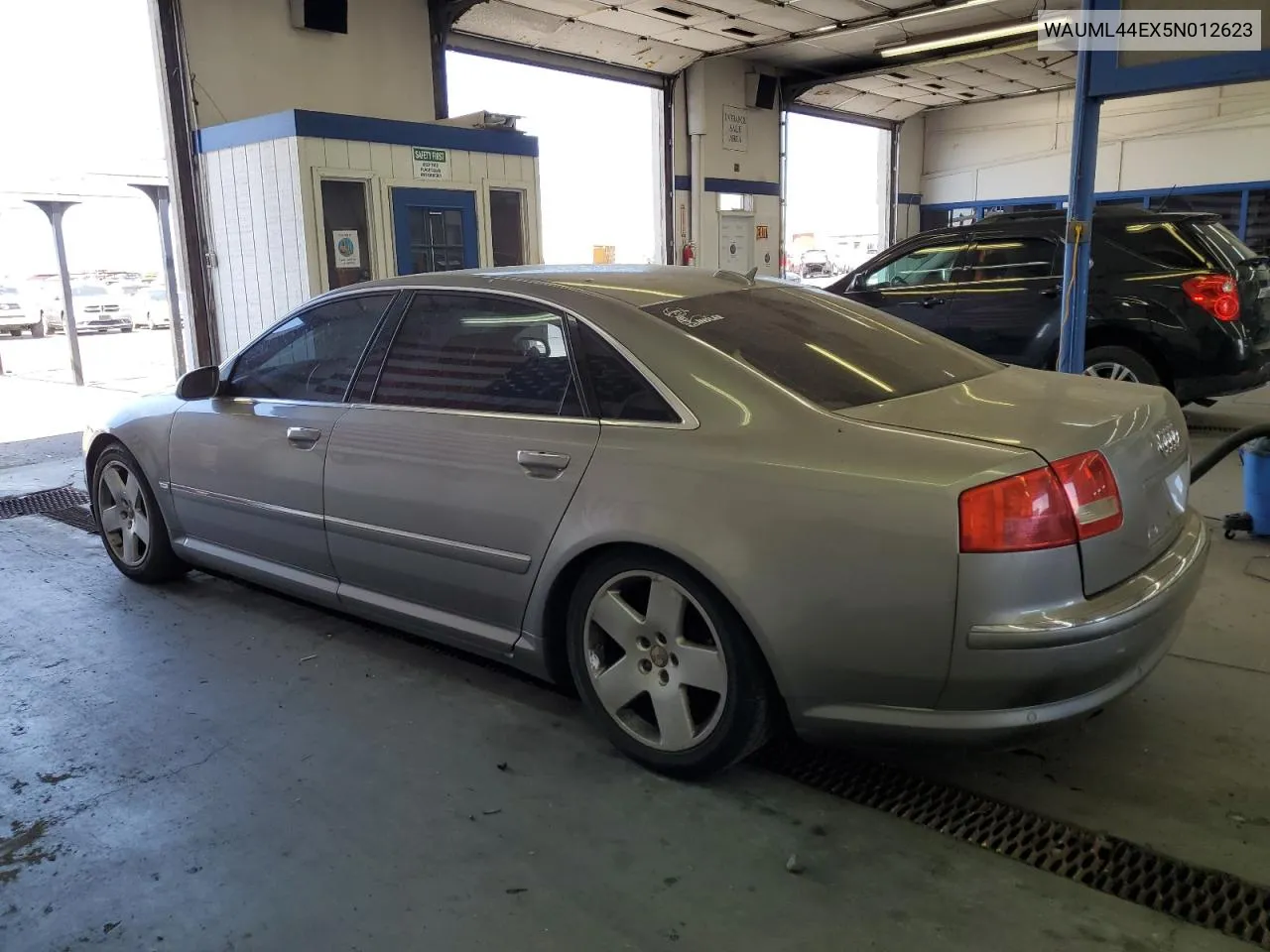 2005 Audi A8 L Quattro VIN: WAUML44EX5N012623 Lot: 61337284