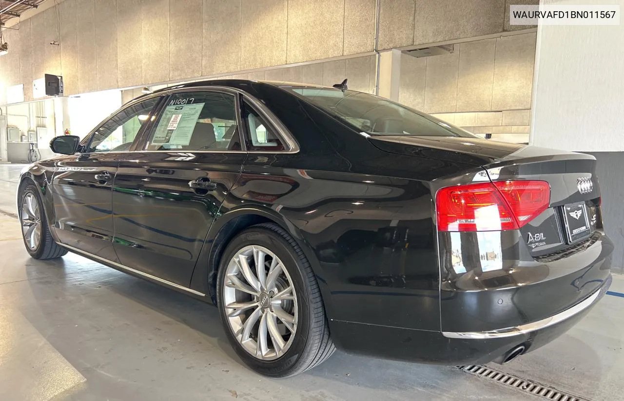 WAURVAFD1BN011567 2011 Audi A8 L Quattro