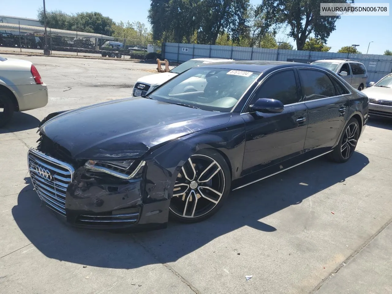 WAURGAFD5DN006708 2013 Audi A8 L Quattro