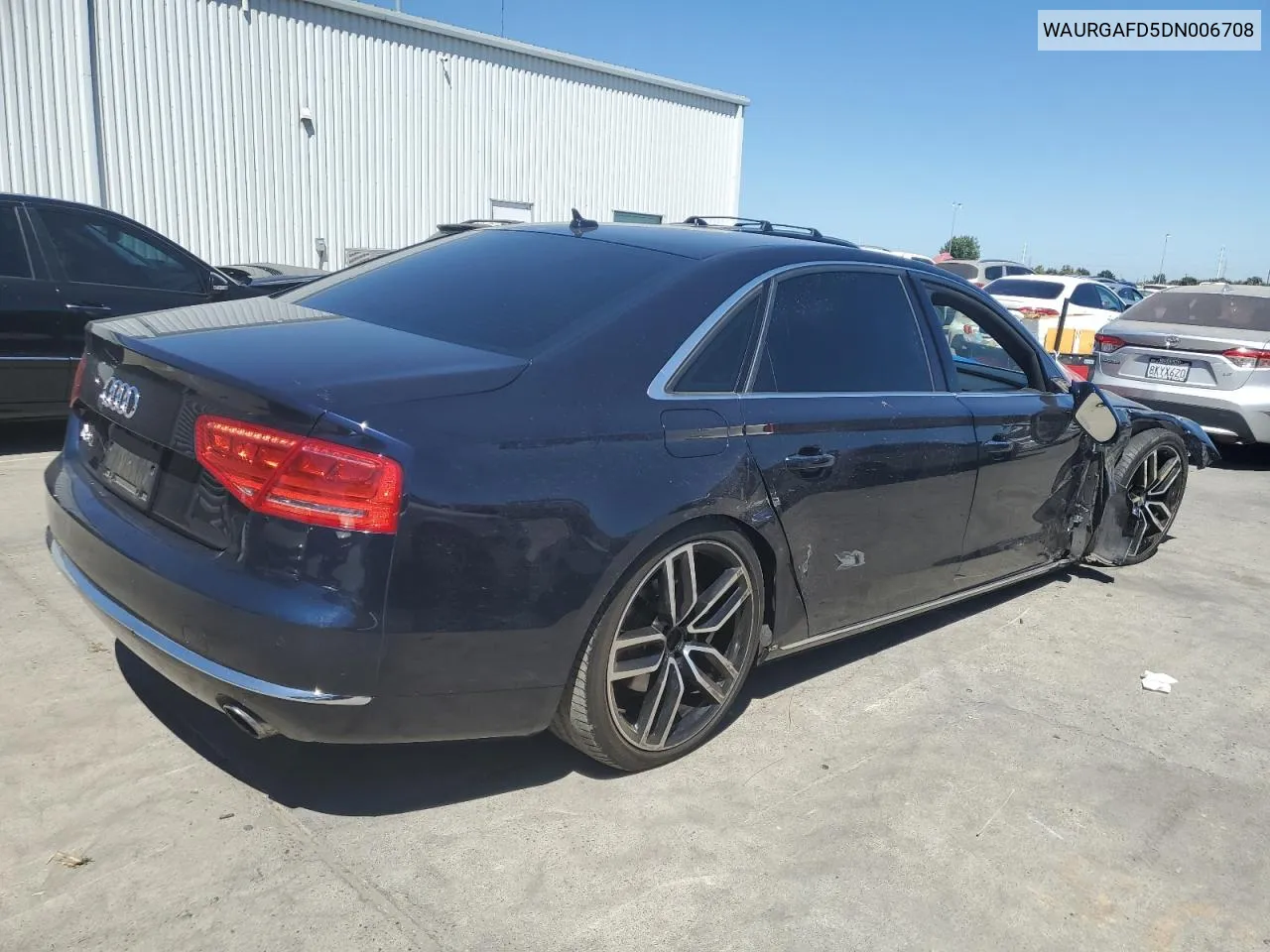 2013 Audi A8 L Quattro VIN: WAURGAFD5DN006708 Lot: 67612704