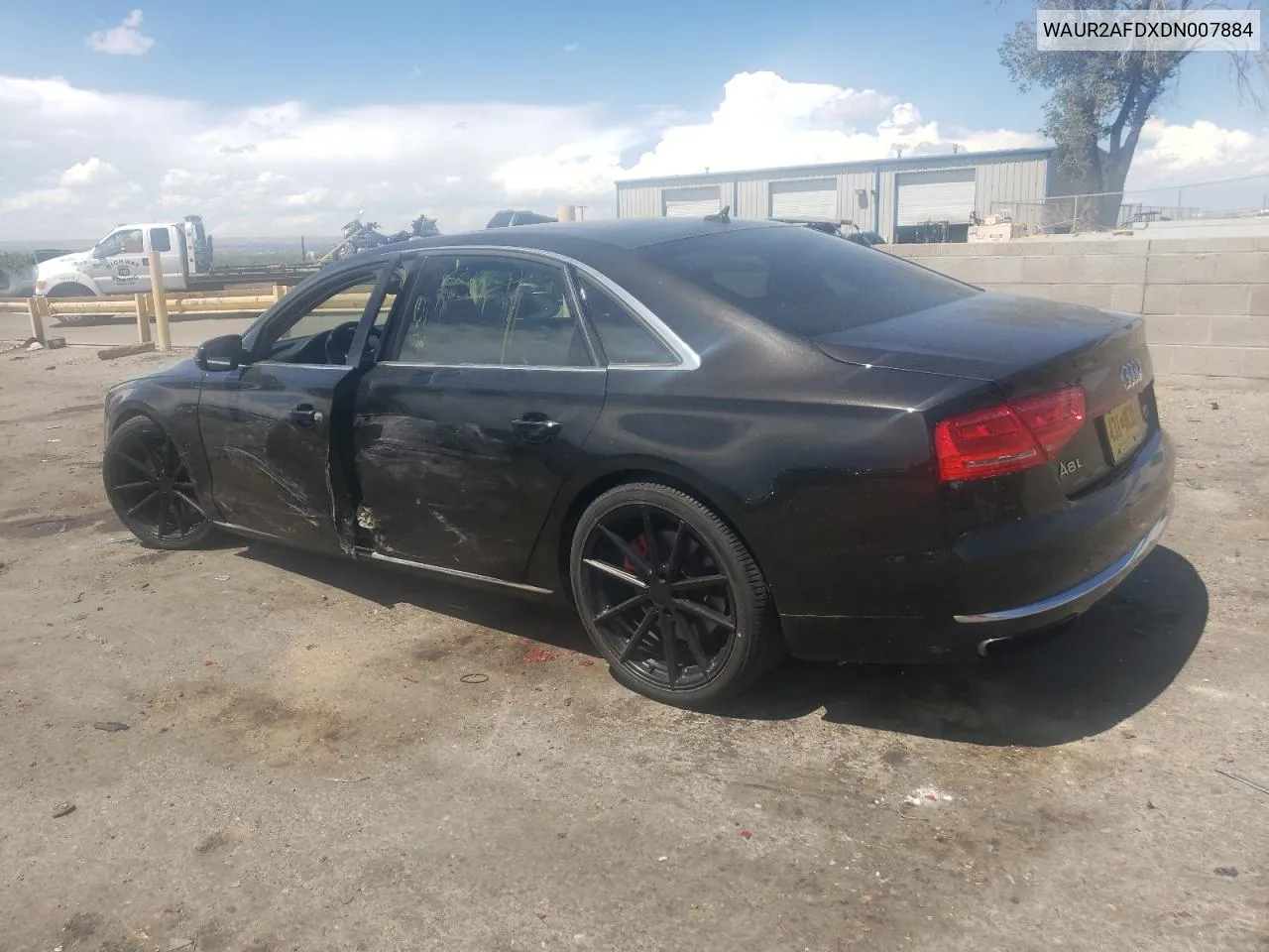 2013 Audi A8 L Quattro VIN: WAUR2AFDXDN007884 Lot: 68724304