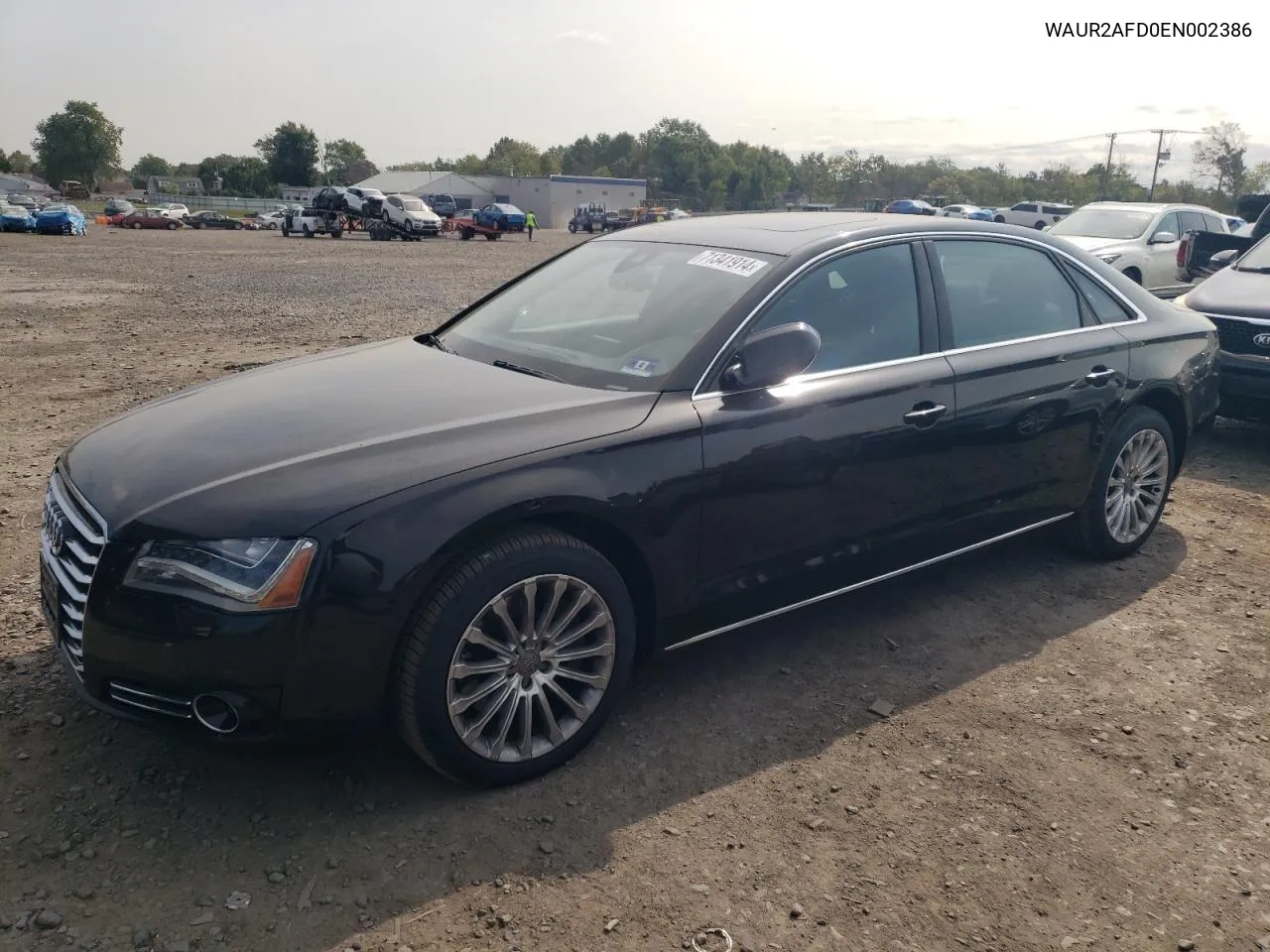 WAUR2AFD0EN002386 2014 Audi A8 L Quattro