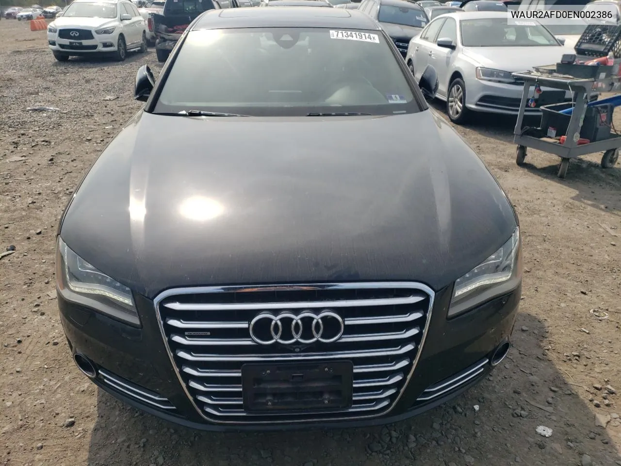 2014 Audi A8 L Quattro VIN: WAUR2AFD0EN002386 Lot: 71341914