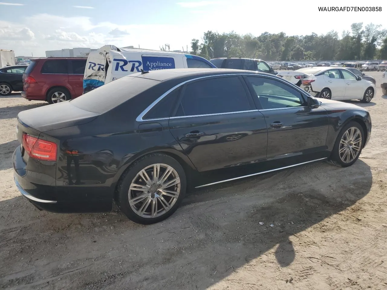 WAURGAFD7EN003858 2014 Audi A8 L Quattro