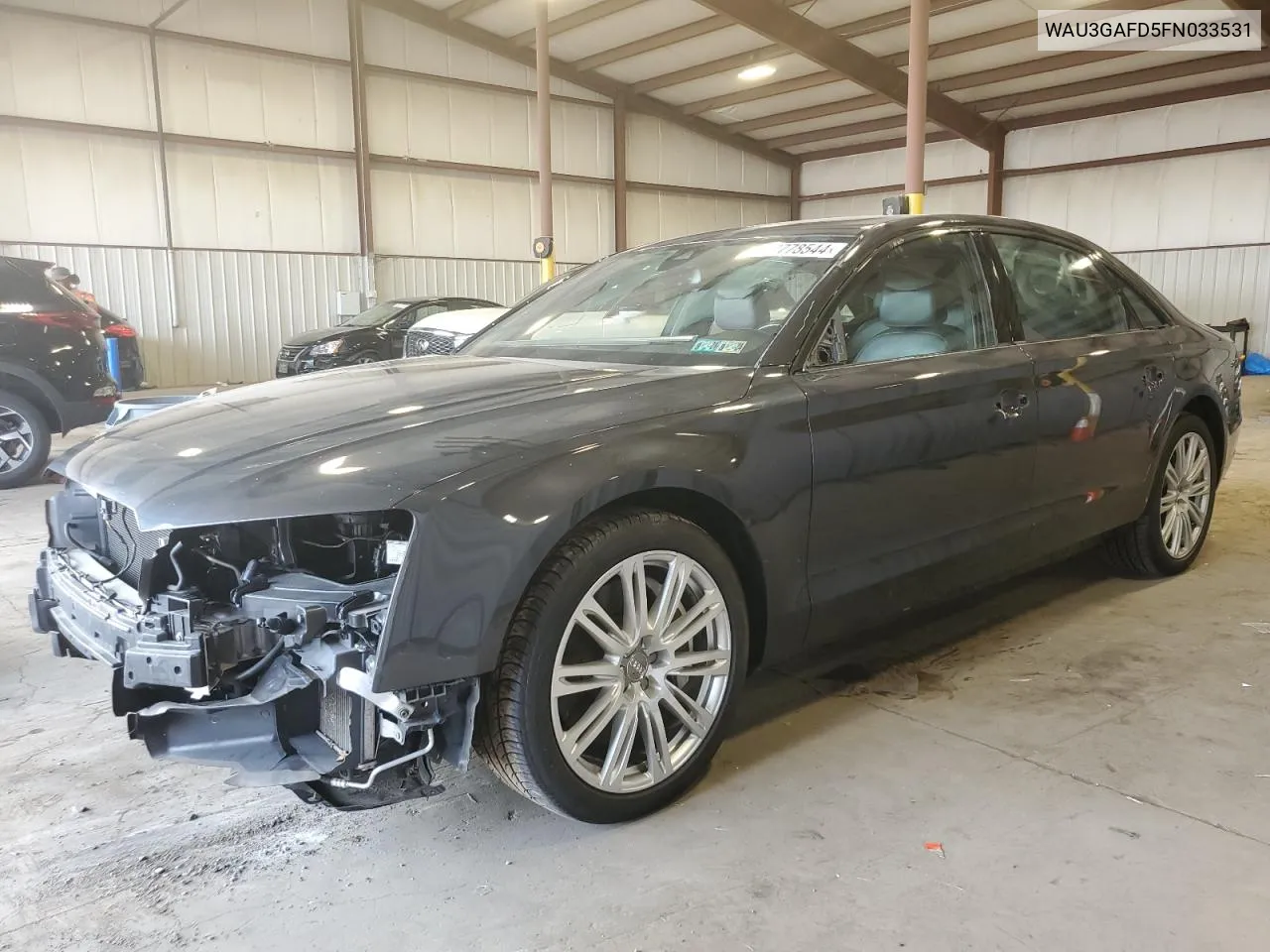 2015 Audi A8 L Quattro VIN: WAU3GAFD5FN033531 Lot: 67778544