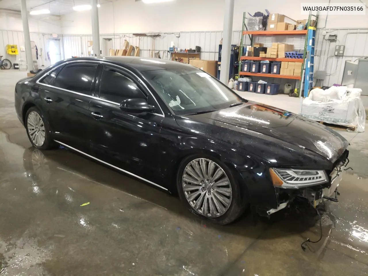 2015 Audi A8 L Quattro VIN: WAU3GAFD7FN035166 Lot: 69011504