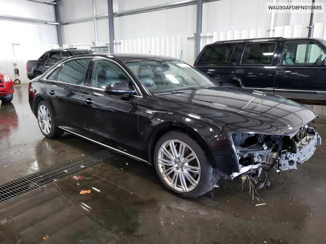 2015 Audi A8 L Quattro VIN: WAU3GAFD8FN010485 Lot: 71273634