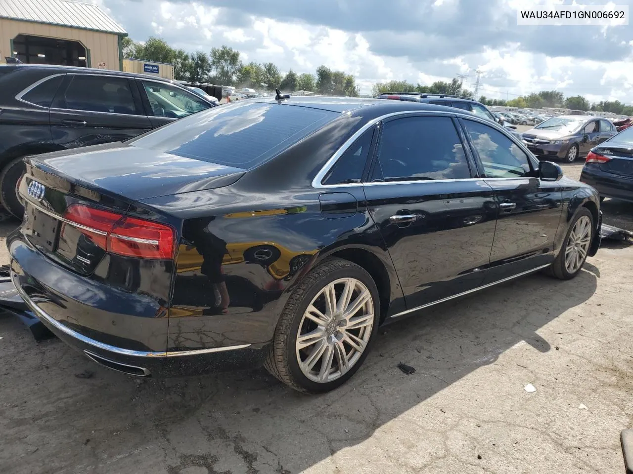 2016 Audi A8 L Quattro VIN: WAU34AFD1GN006692 Lot: 70448524