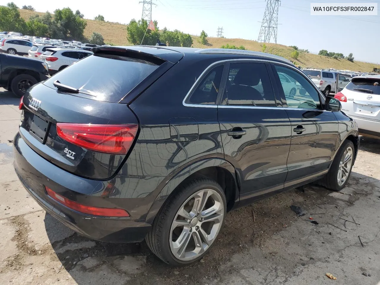 2015 Audi Q3 Prestige VIN: WA1GFCFS3FR002847 Lot: 63098234