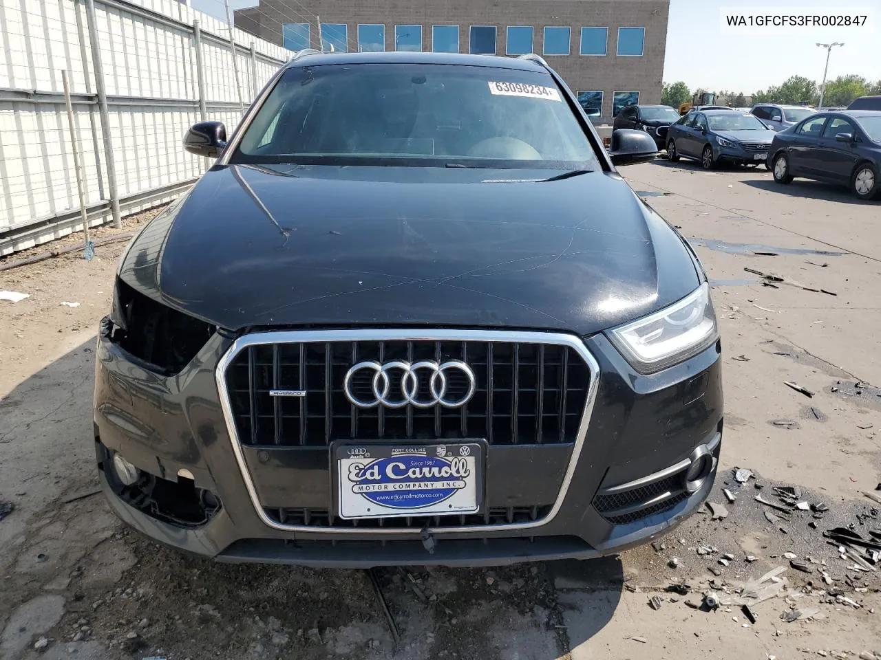 2015 Audi Q3 Prestige VIN: WA1GFCFS3FR002847 Lot: 63098234