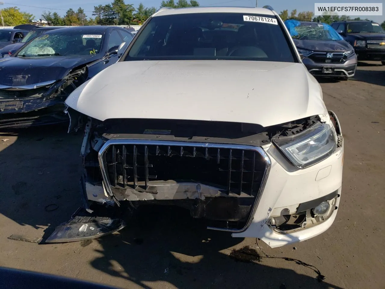 2015 Audi Q3 Premium Plus VIN: WA1EFCFS7FR008383 Lot: 70678124