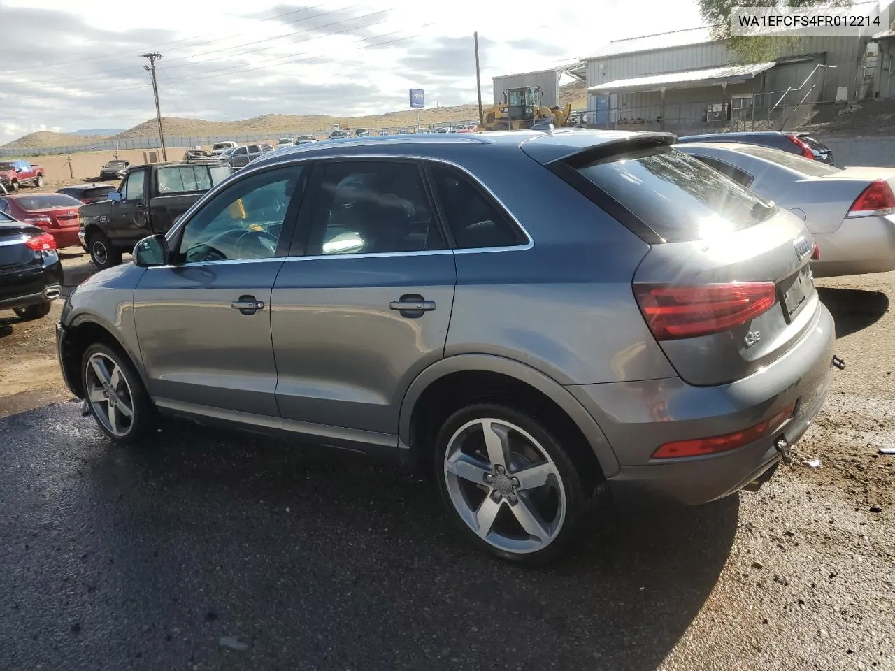 2015 Audi Q3 Premium Plus VIN: WA1EFCFS4FR012214 Lot: 71499744