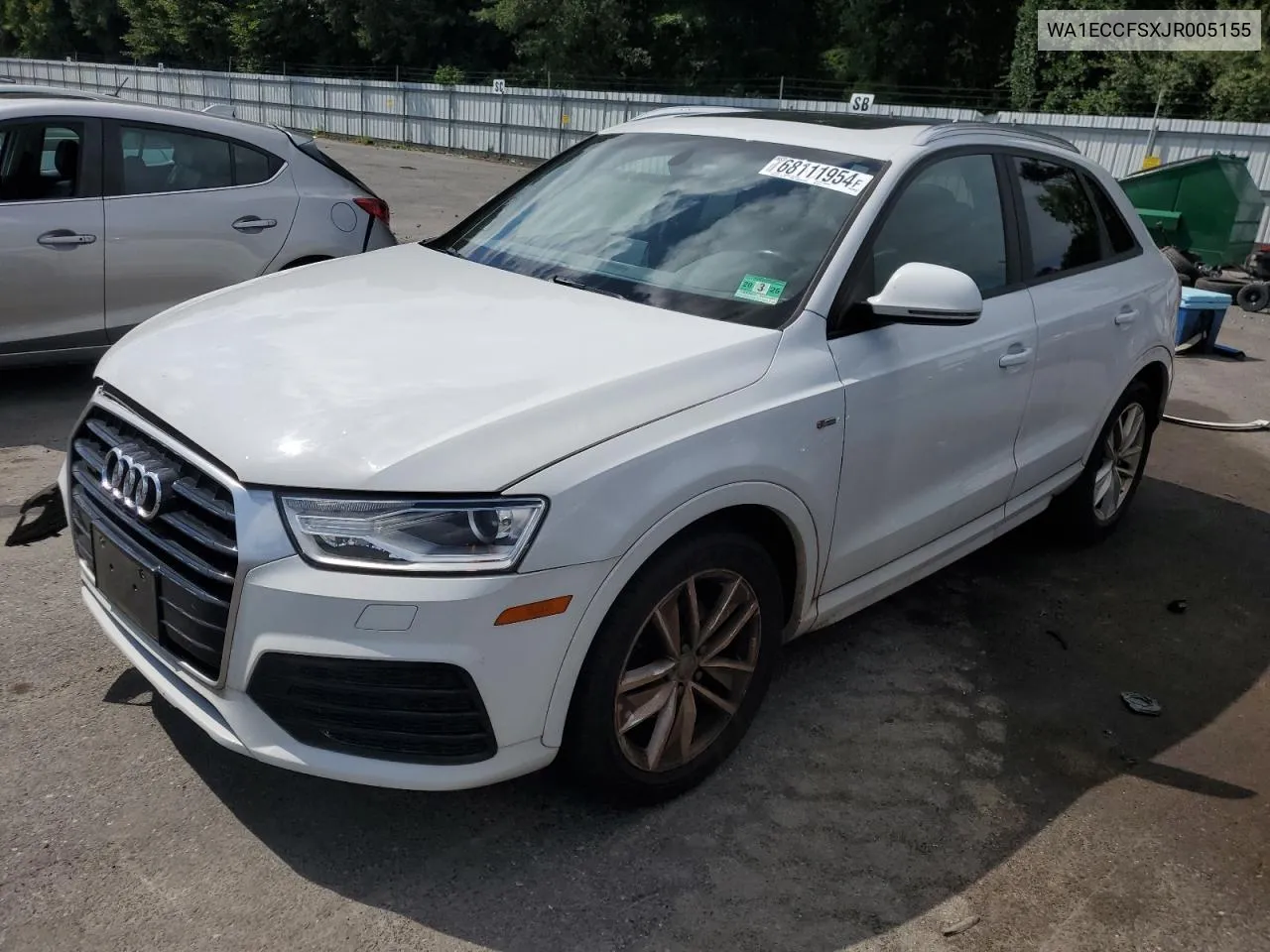 WA1ECCFSXJR005155 2018 Audi Q3 Premium