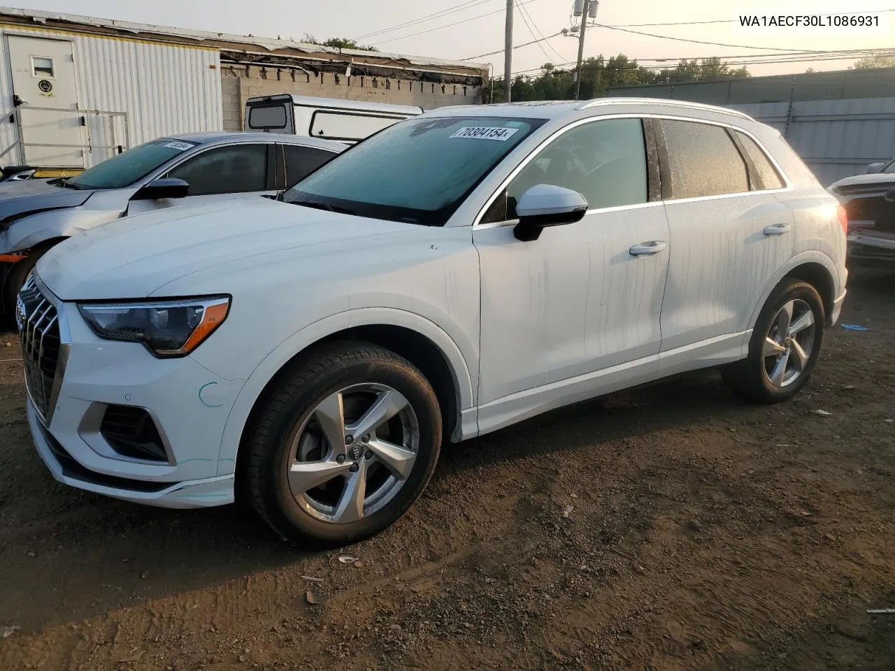 2020 Audi Q3 Premium VIN: WA1AECF30L1086931 Lot: 70304154