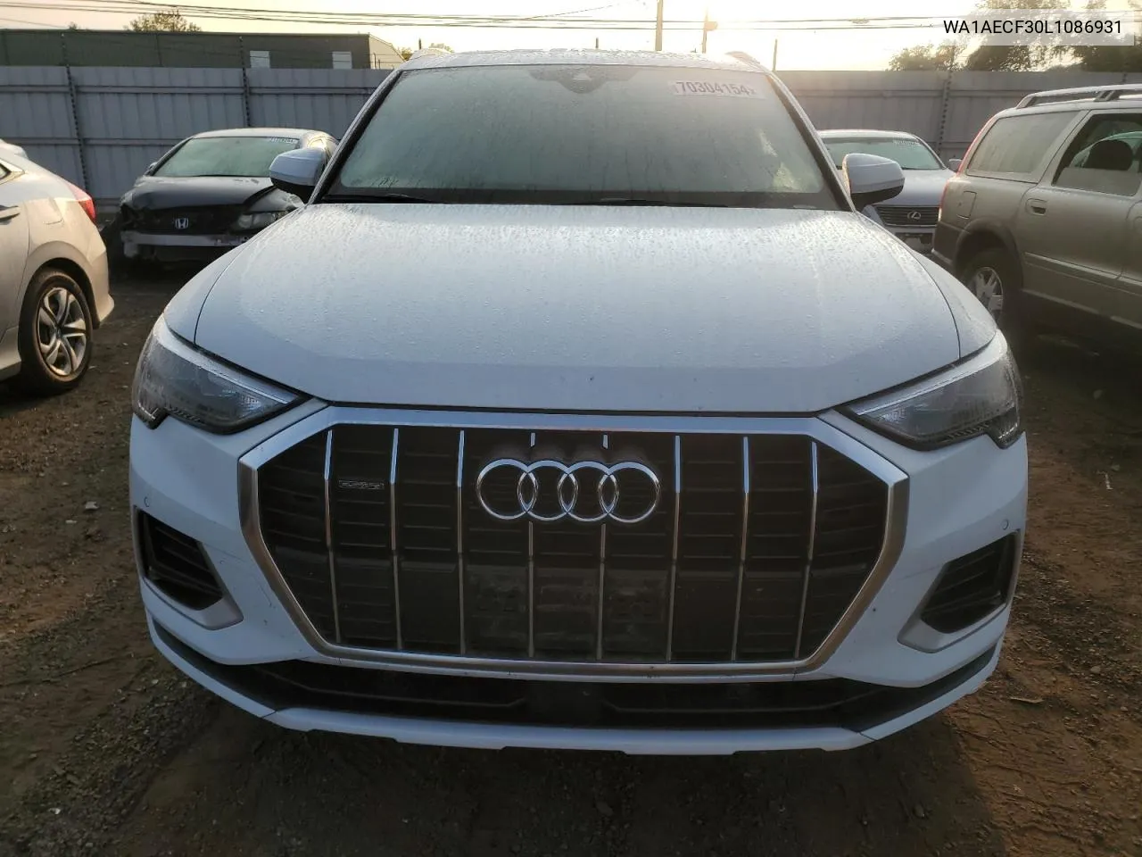 WA1AECF30L1086931 2020 Audi Q3 Premium