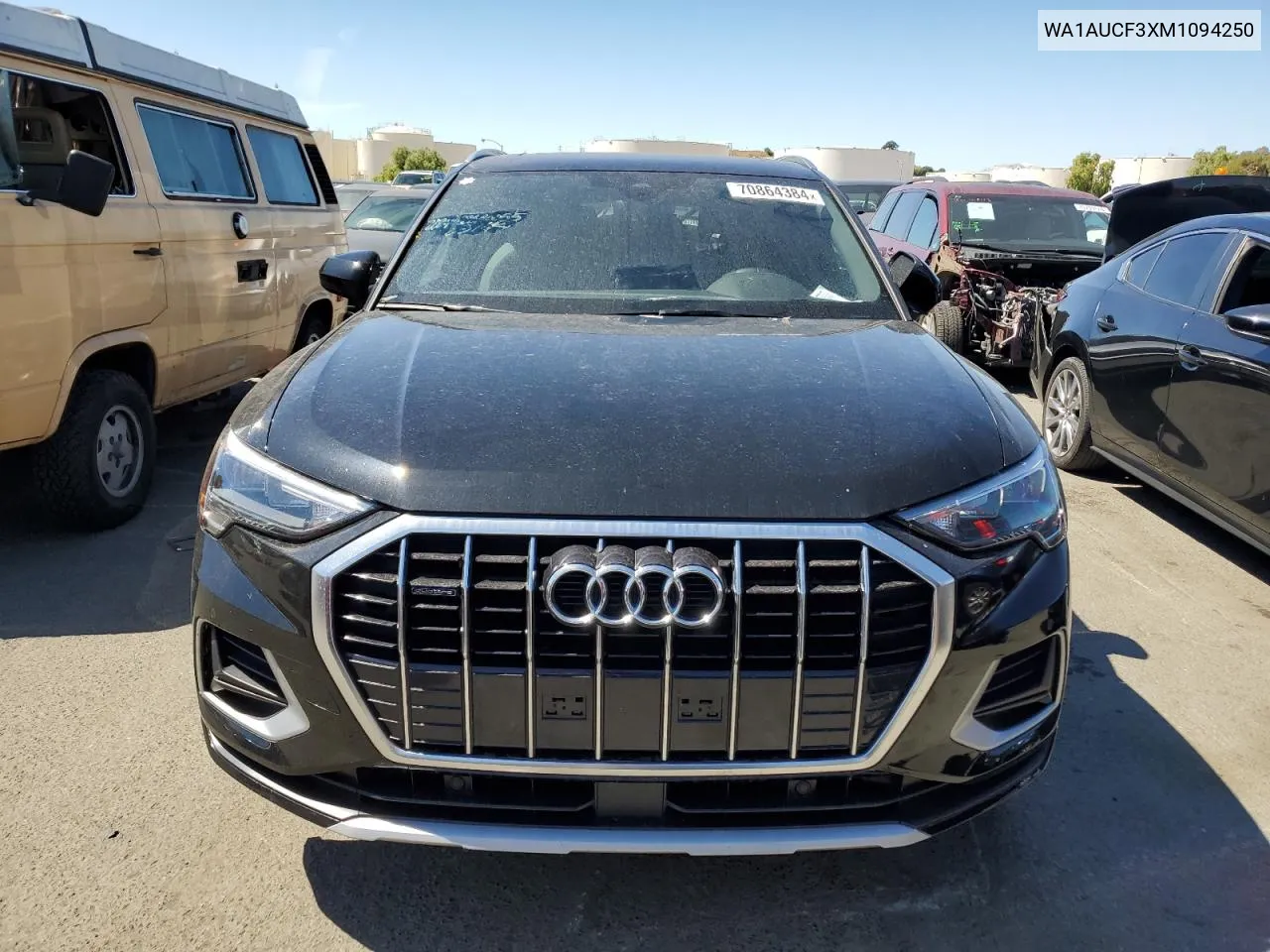 2021 Audi Q3 Premium 40 VIN: WA1AUCF3XM1094250 Lot: 70864384