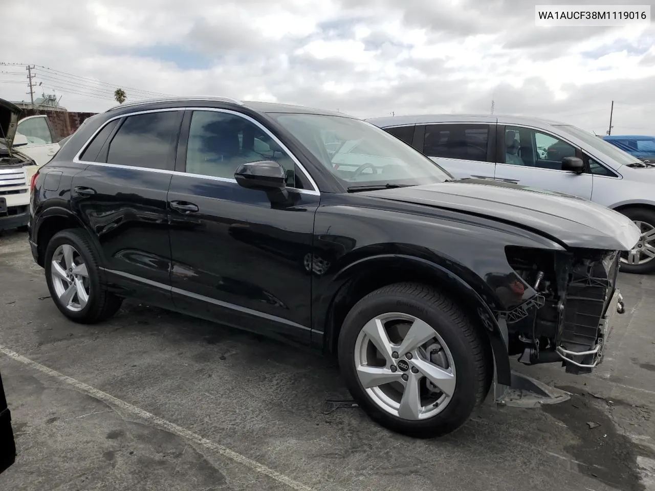 WA1AUCF38M1119016 2021 Audi Q3 Premium 40