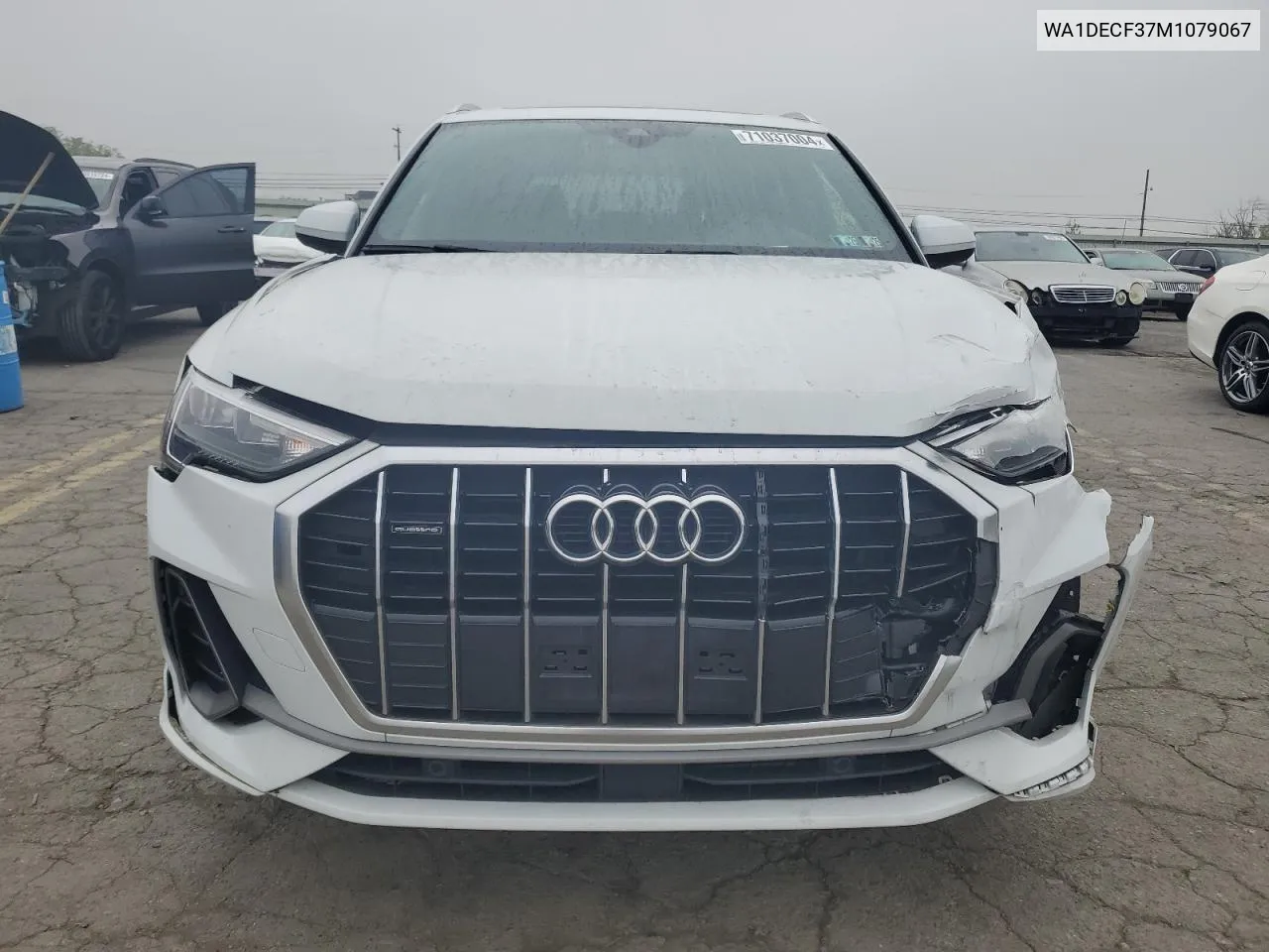 2021 Audi Q3 Premium S Line 45 VIN: WA1DECF37M1079067 Lot: 71037004