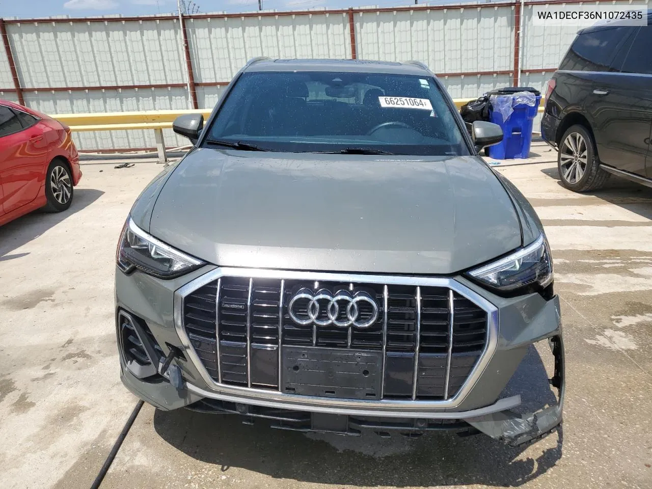 2022 Audi Q3 Premium S Line 45 VIN: WA1DECF36N1072435 Lot: 66251064