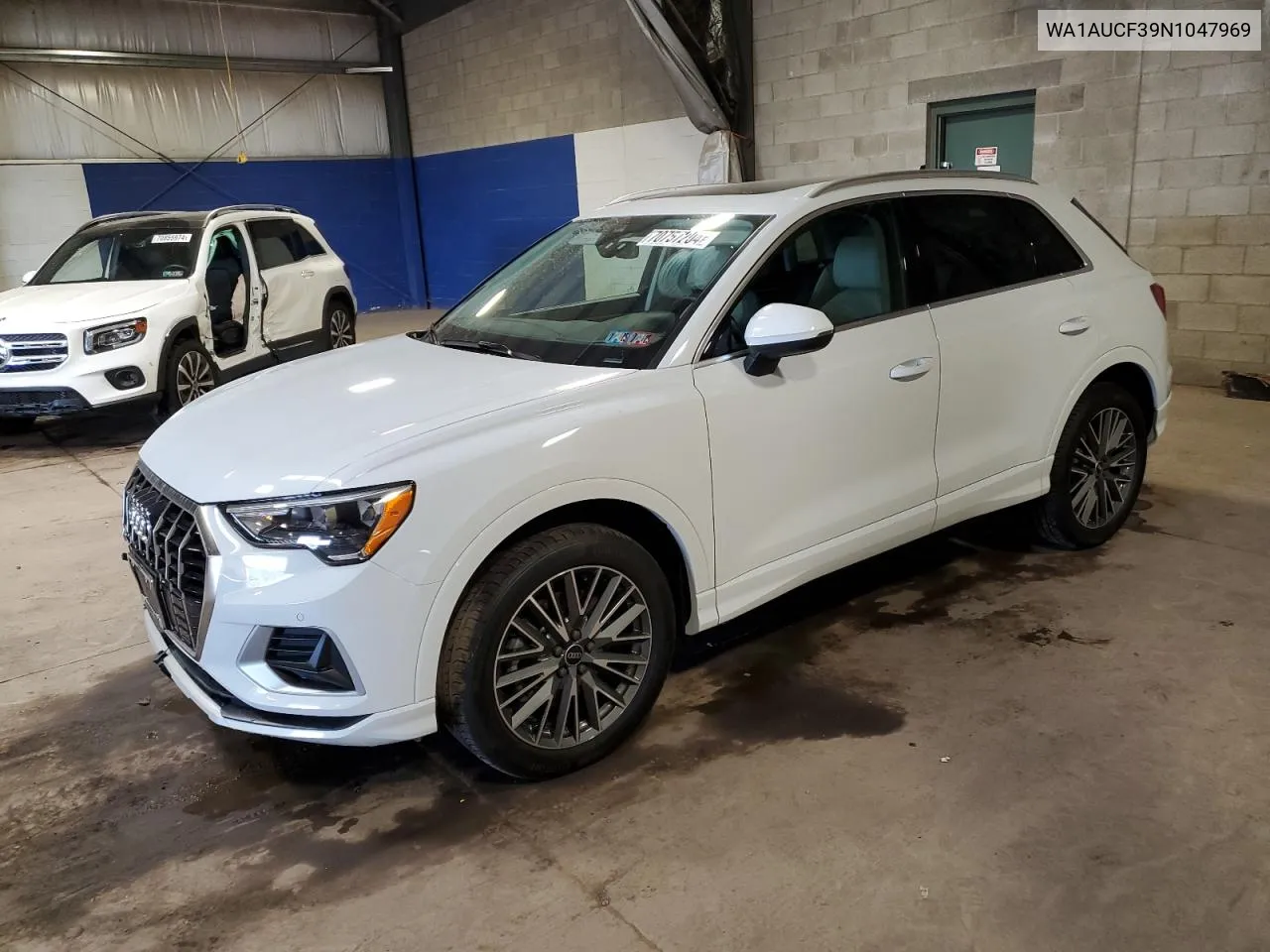 2022 Audi Q3 Premium 40 VIN: WA1AUCF39N1047969 Lot: 70757204