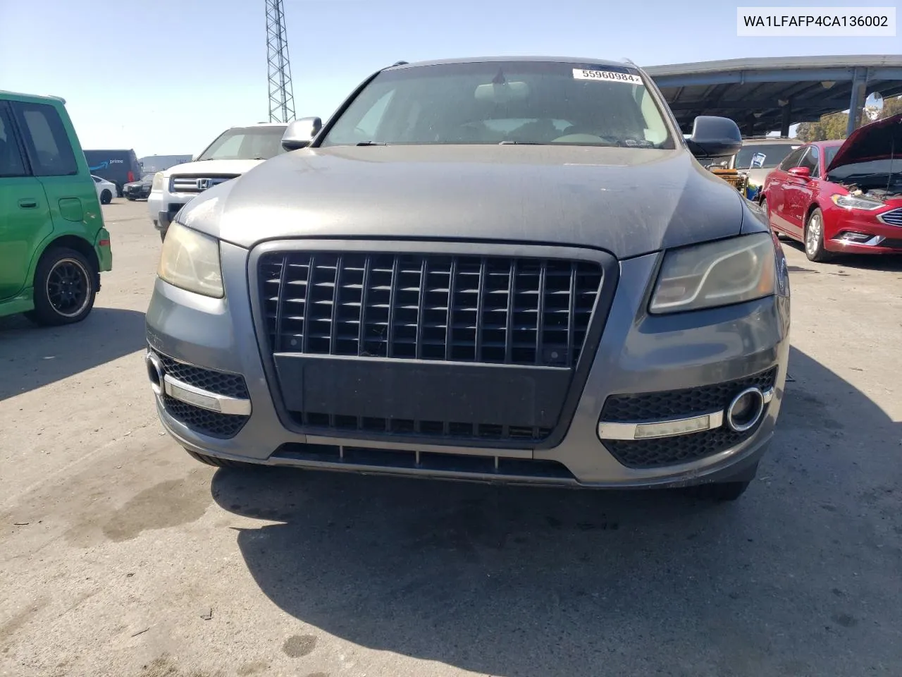 2012 Audi Q5 Premium Plus VIN: WA1LFAFP4CA136002 Lot: 55960984