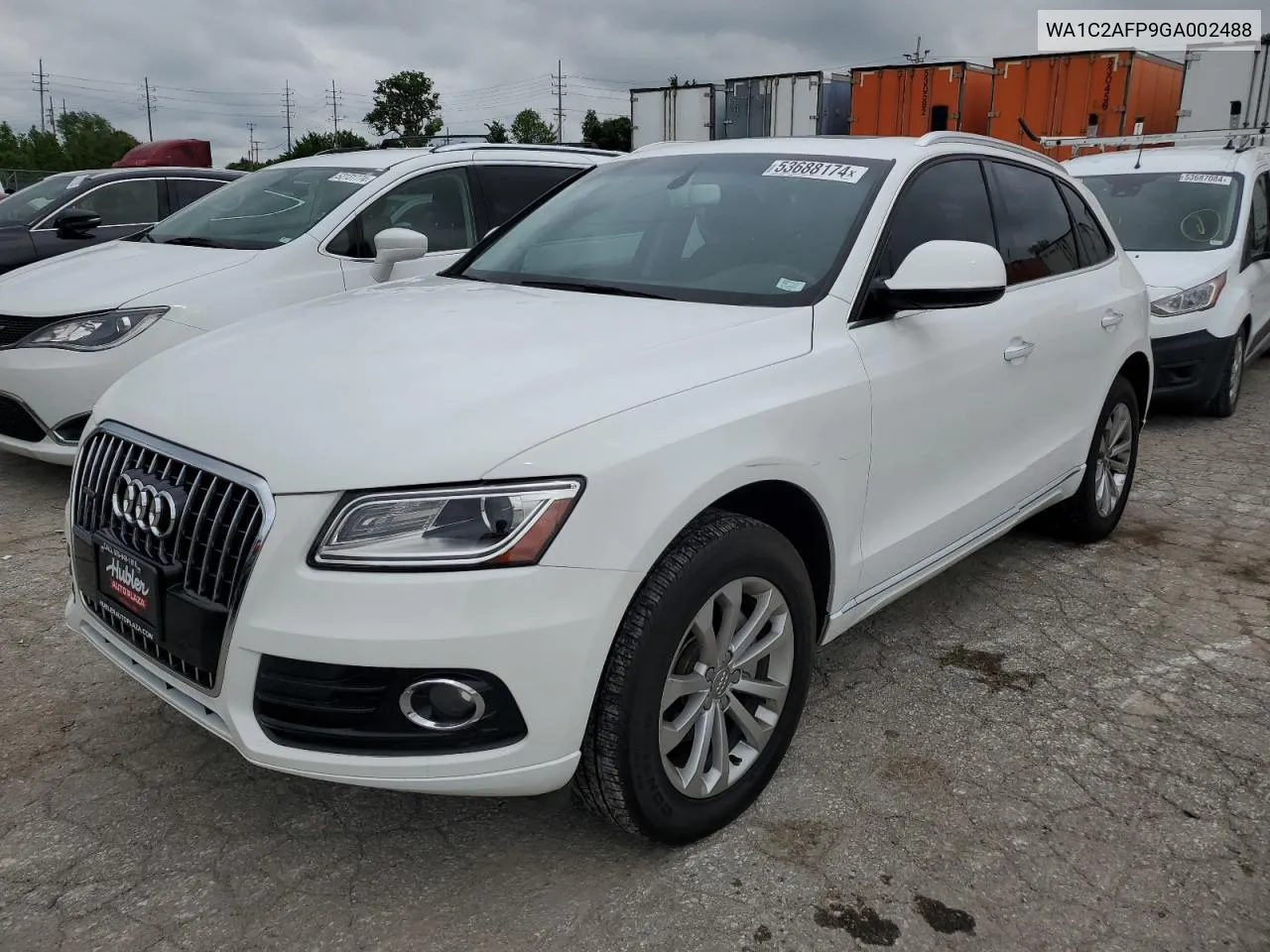 2016 Audi Q5 Premium VIN: WA1C2AFP9GA002488 Lot: 53688174