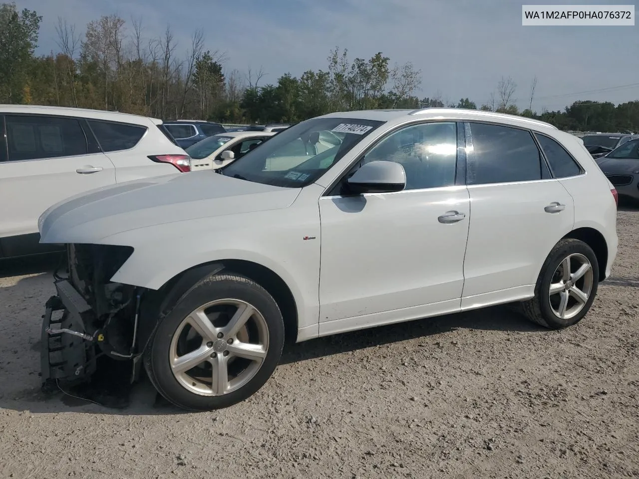 2017 Audi Q5 Premium Plus VIN: WA1M2AFP0HA076372 Lot: 71740274