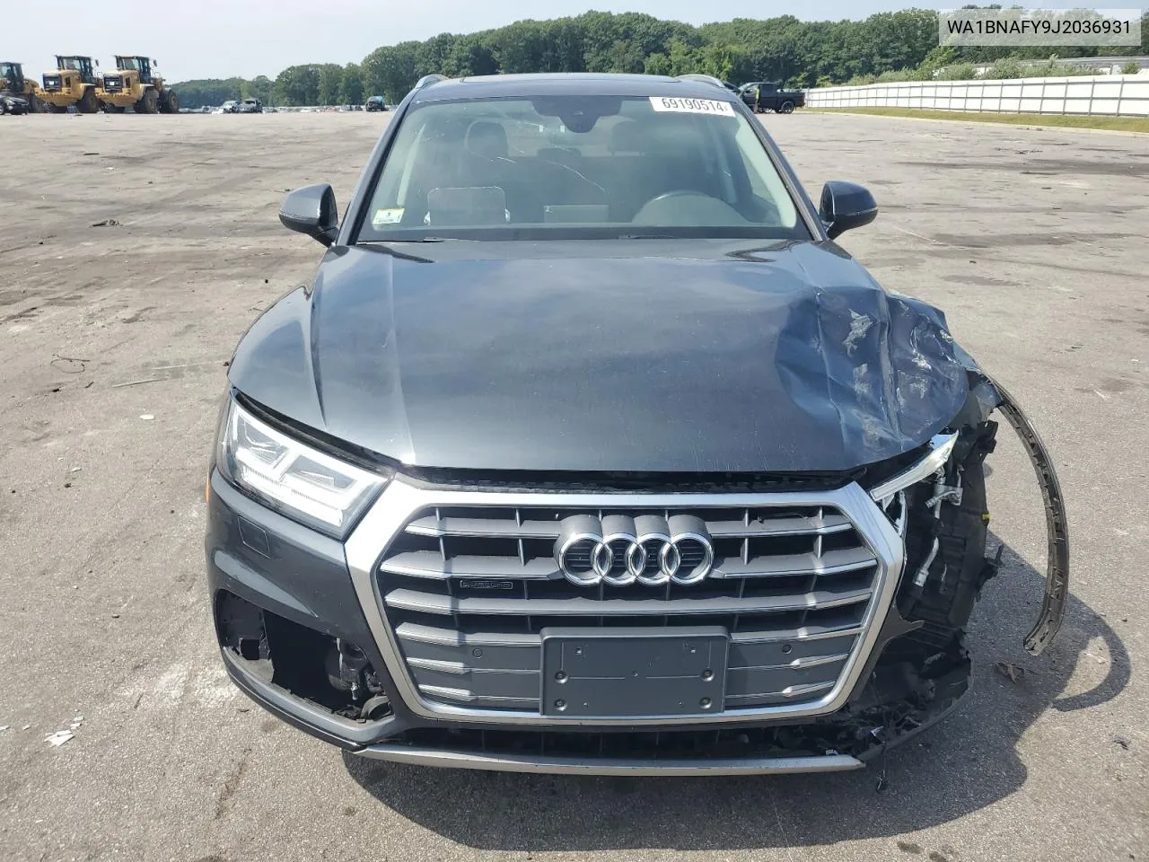 2018 Audi Q5 Premium Plus VIN: WA1BNAFY9J2036931 Lot: 69190514