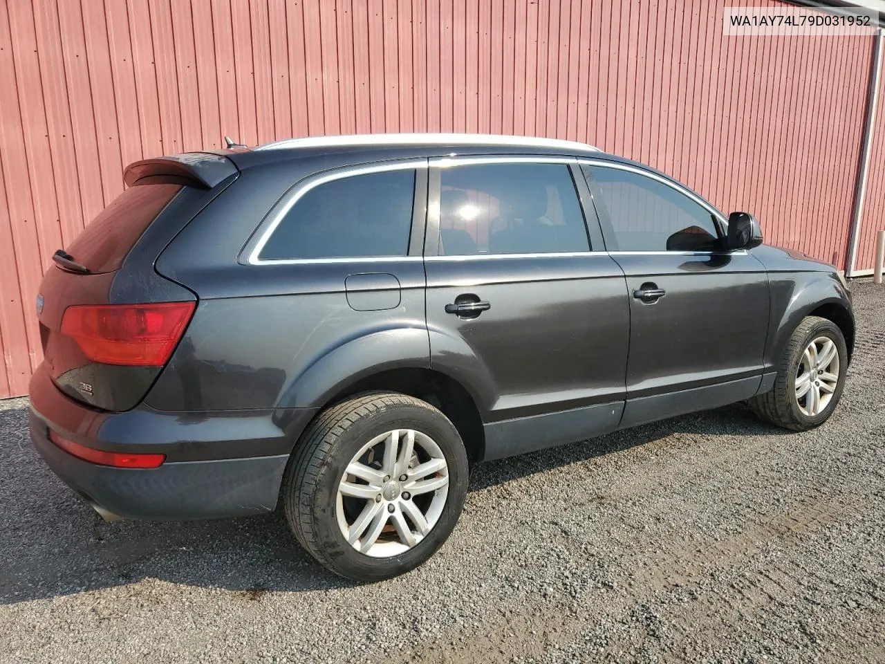 2009 Audi Q7 3.6 Quattro VIN: WA1AY74L79D031952 Lot: 71421674