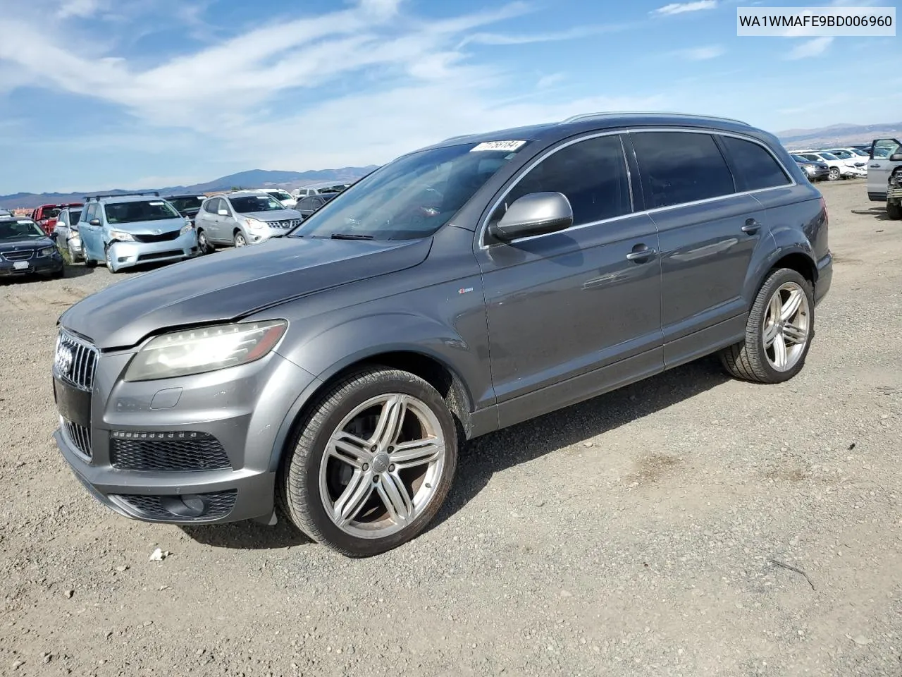 WA1WMAFE9BD006960 2011 Audi Q7 Prestige