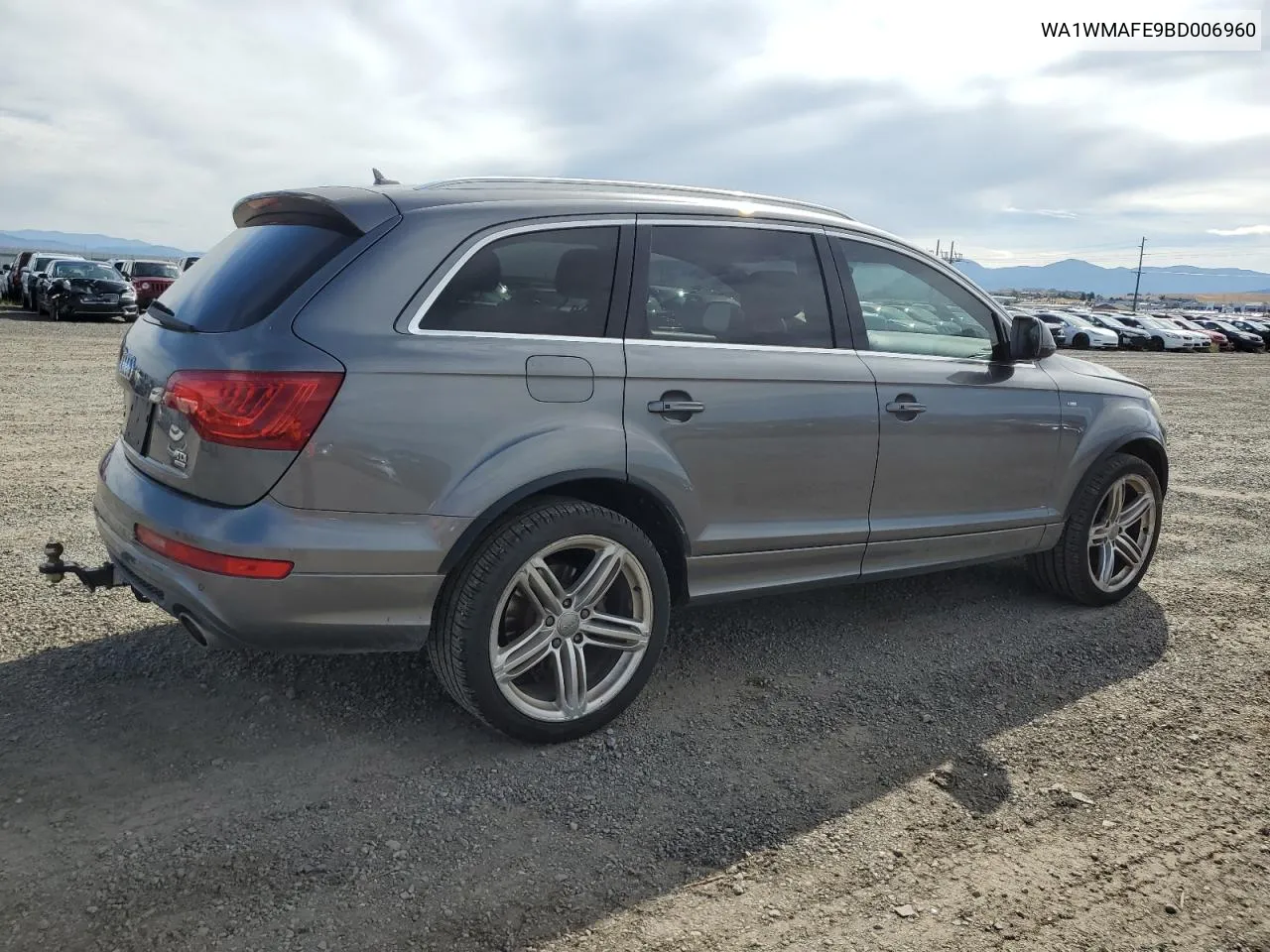 2011 Audi Q7 Prestige VIN: WA1WMAFE9BD006960 Lot: 71756184