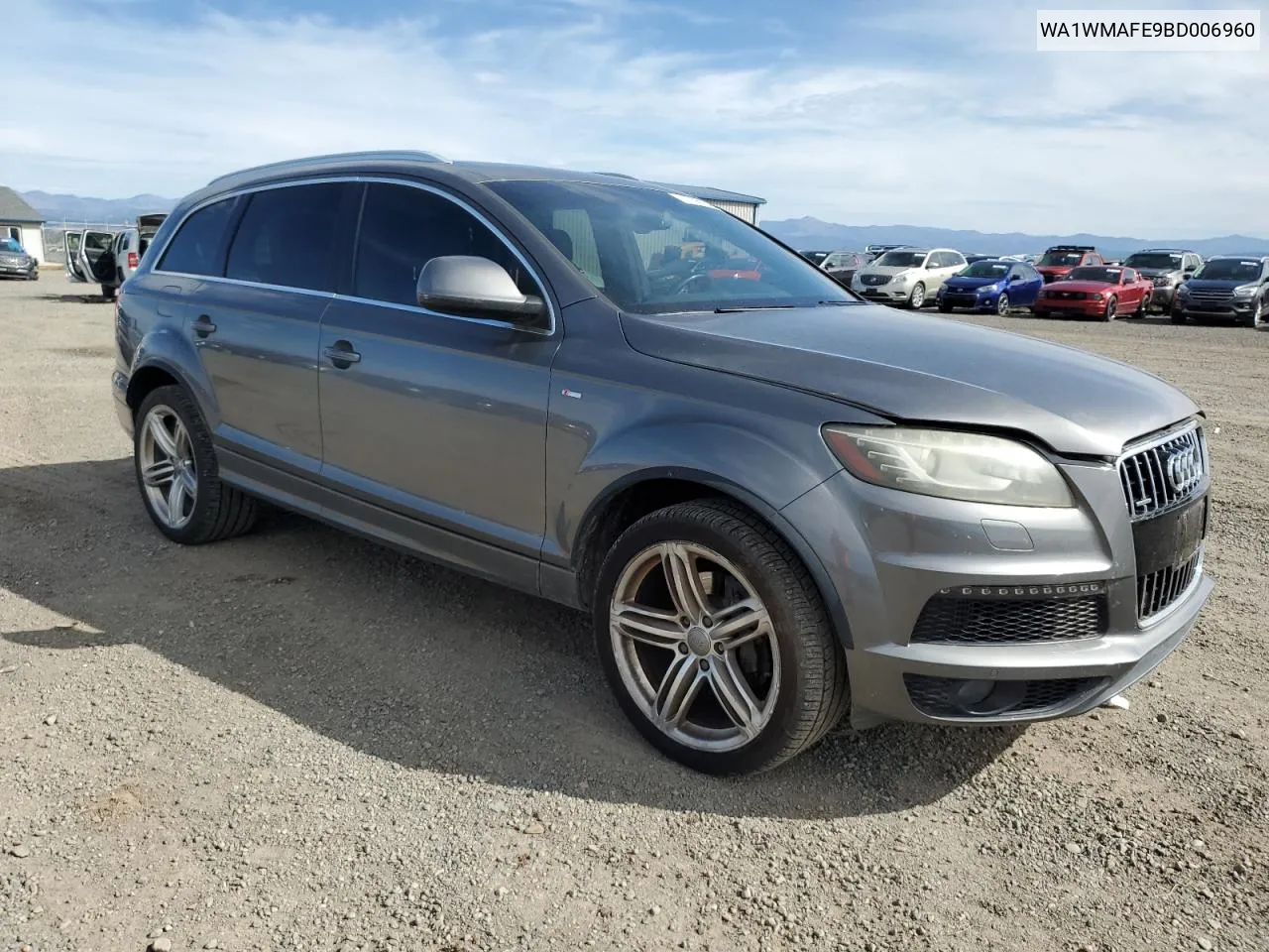 2011 Audi Q7 Prestige VIN: WA1WMAFE9BD006960 Lot: 71756184