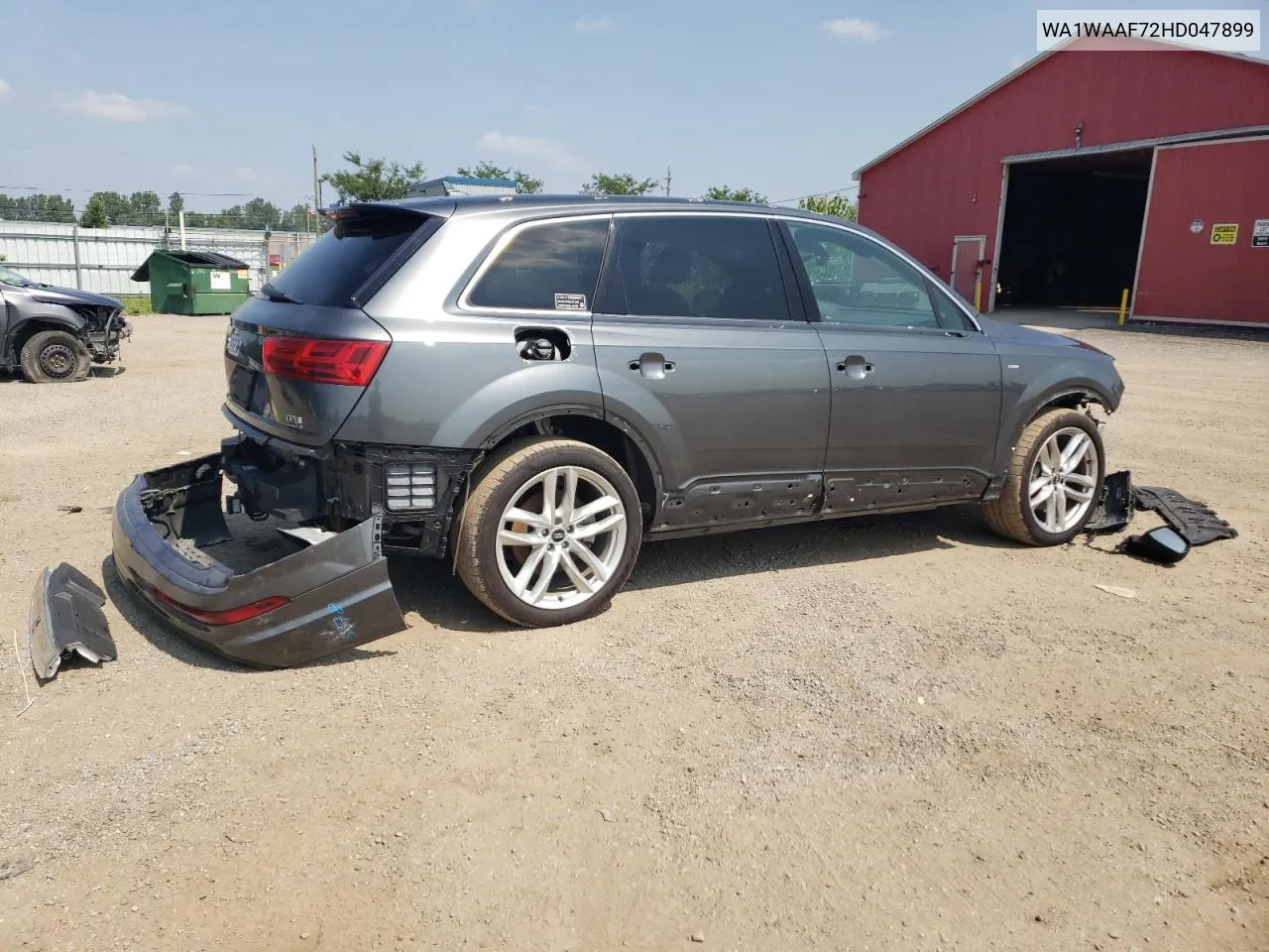 WA1WAAF72HD047899 2017 Audi Q7 Technik S-Line