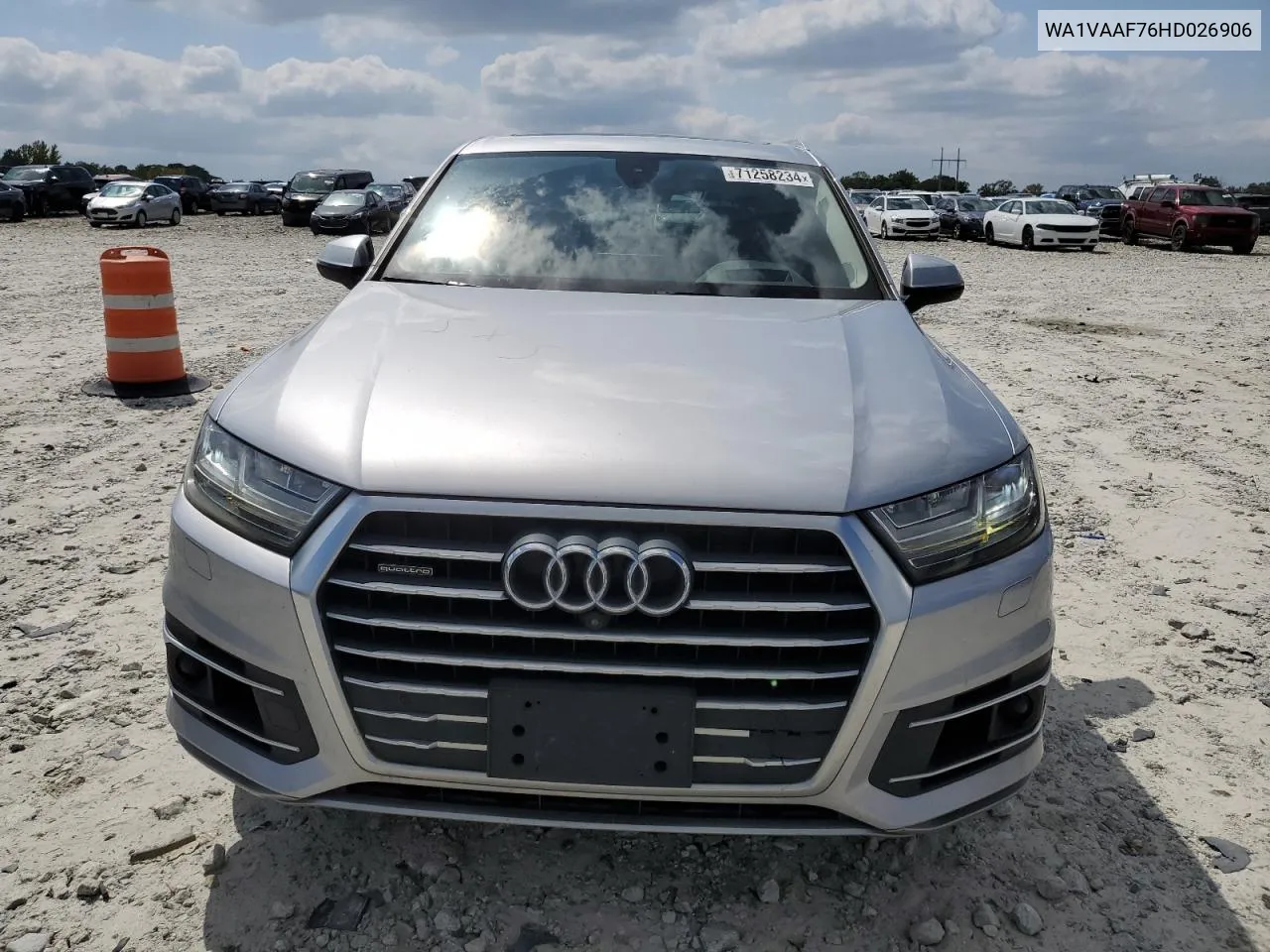 WA1VAAF76HD026906 2017 Audi Q7 Prestige