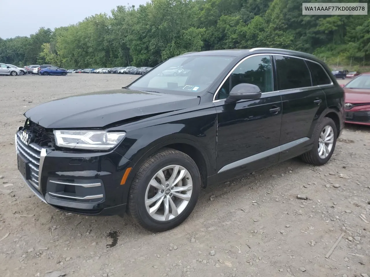 2019 Audi Q7 Premium VIN: WA1AAAF77KD008078 Lot: 65417344