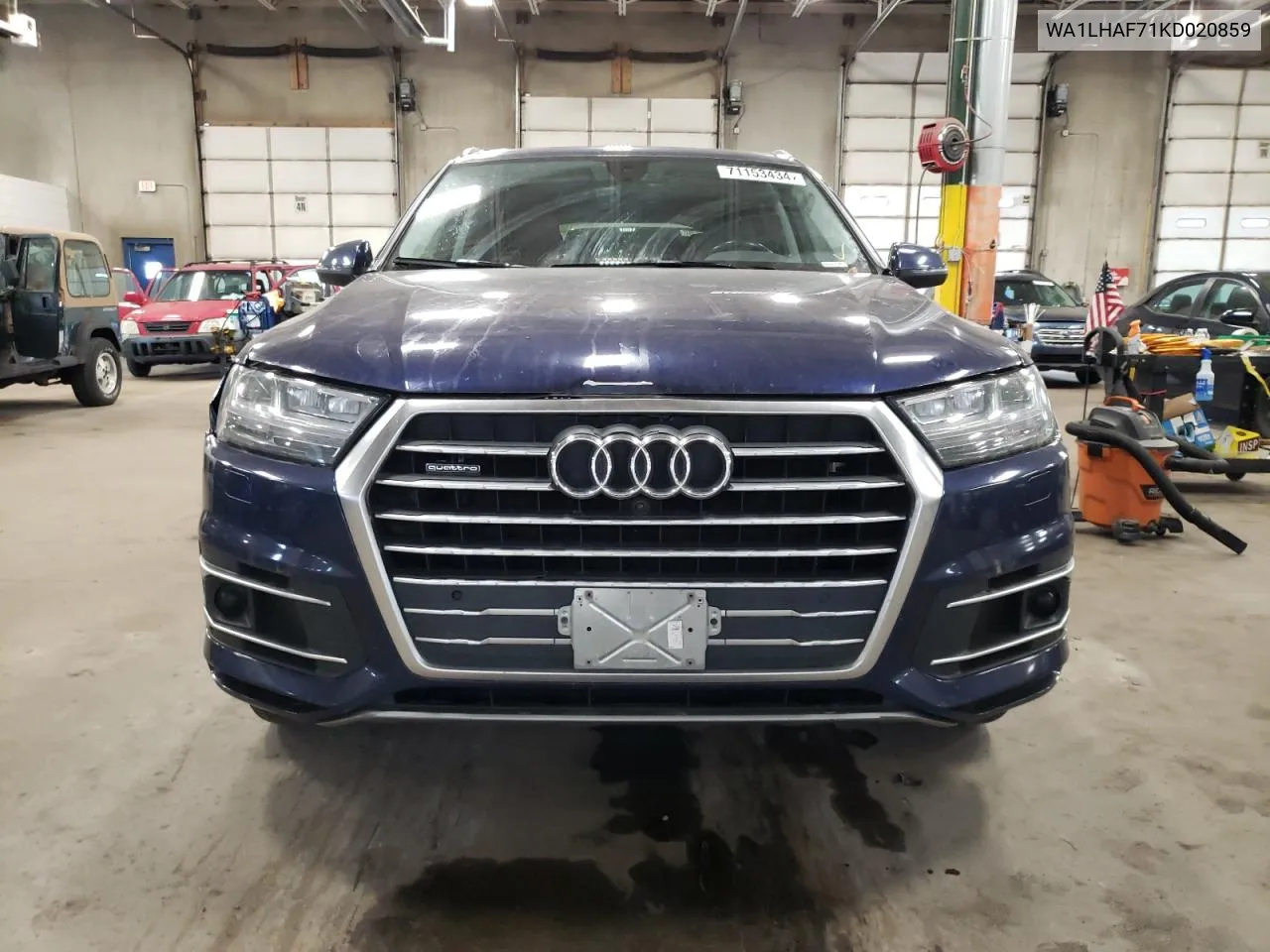 2019 Audi Q7 Premium Plus VIN: WA1LHAF71KD020859 Lot: 71153434