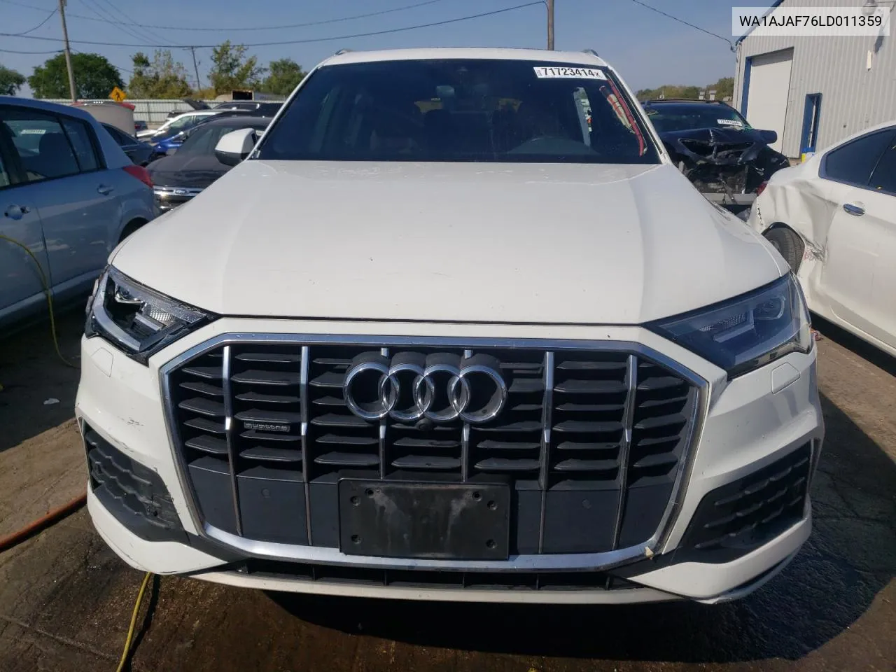 2020 Audi Q7 Premium VIN: WA1AJAF76LD011359 Lot: 71723414