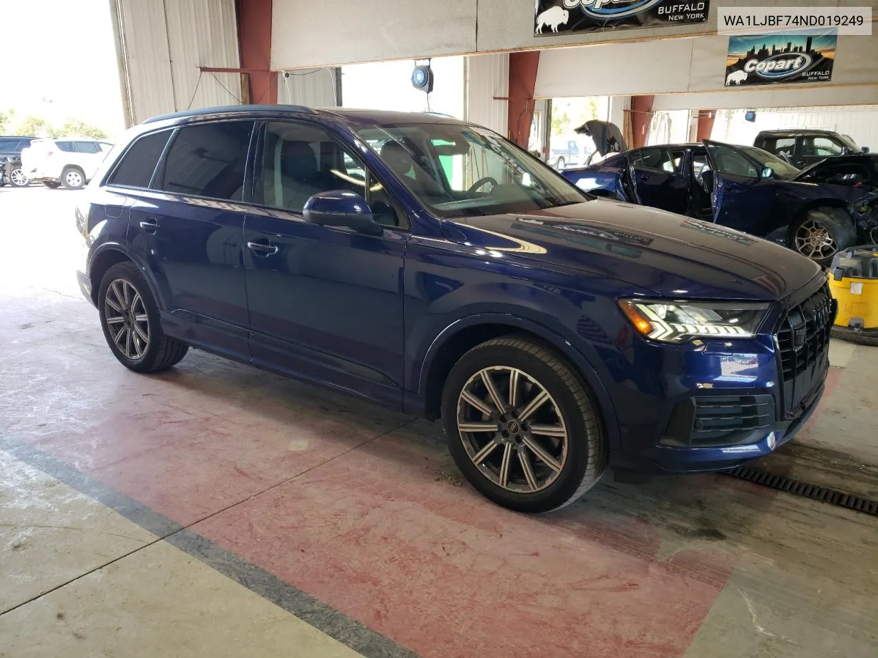 2022 Audi Q7 Premium Plus VIN: WA1LJBF74ND019249 Lot: 71255534