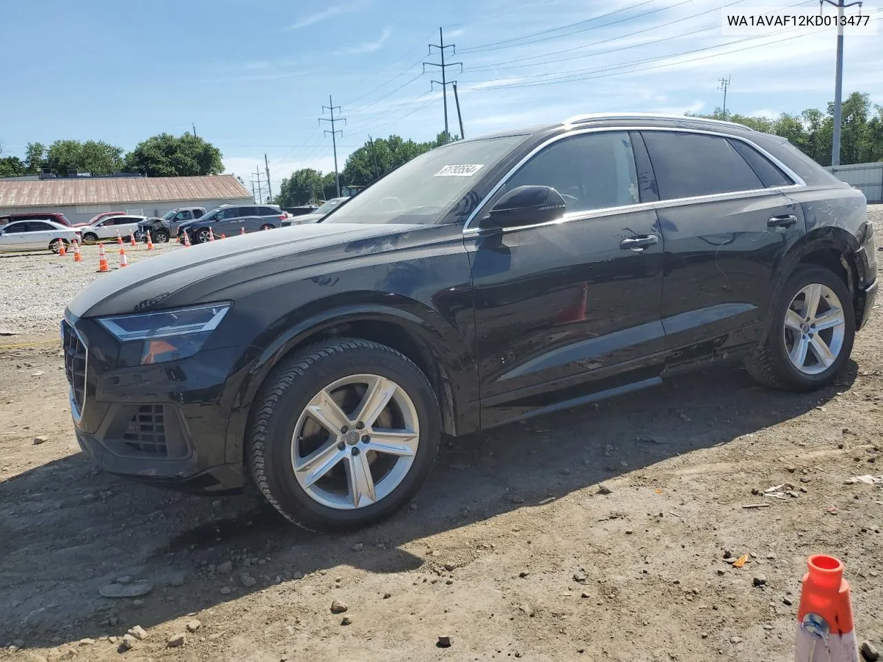 2019 Audi Q8 Premium VIN: WA1AVAF12KD013477 Lot: 61793554