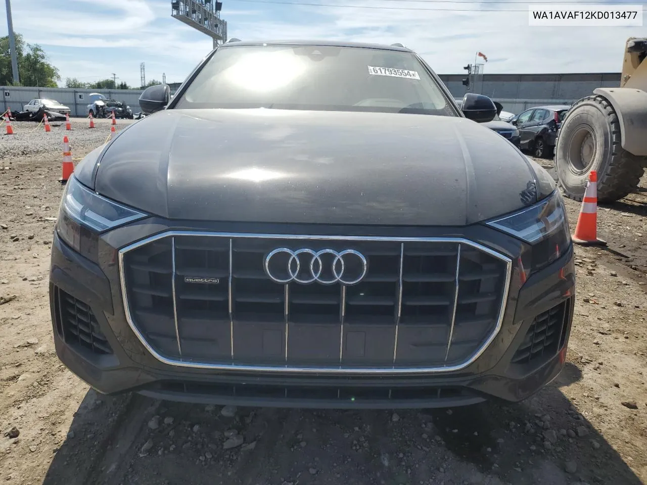 2019 Audi Q8 Premium VIN: WA1AVAF12KD013477 Lot: 61793554